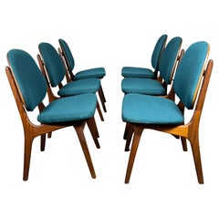 Set of 6 Arne Hovmand Olsen Dining Chairs / Teak , Denmark