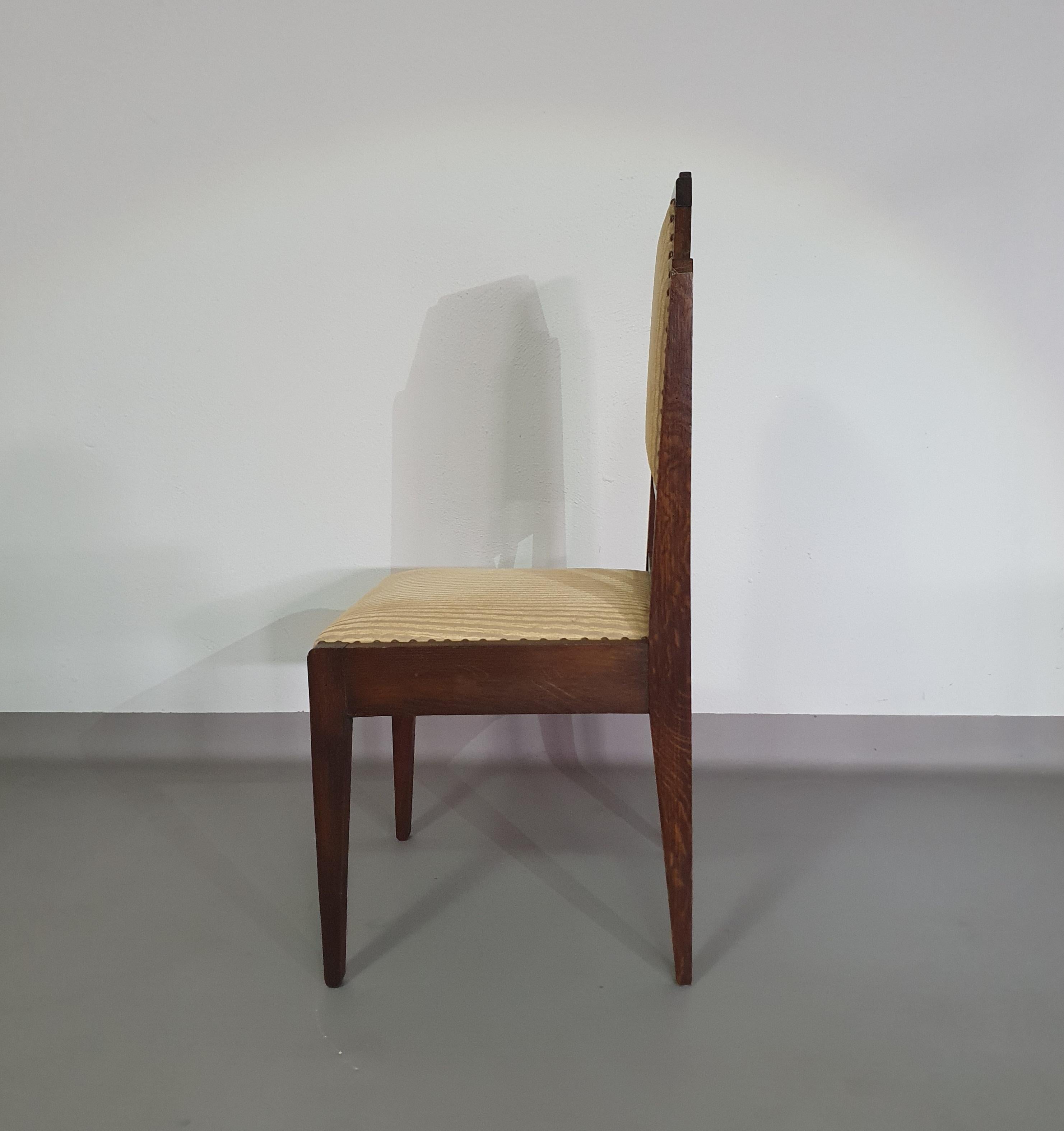 Set von 6 Art-Déco-Stühlen, 60er-Jahre-Set im Angebot 4