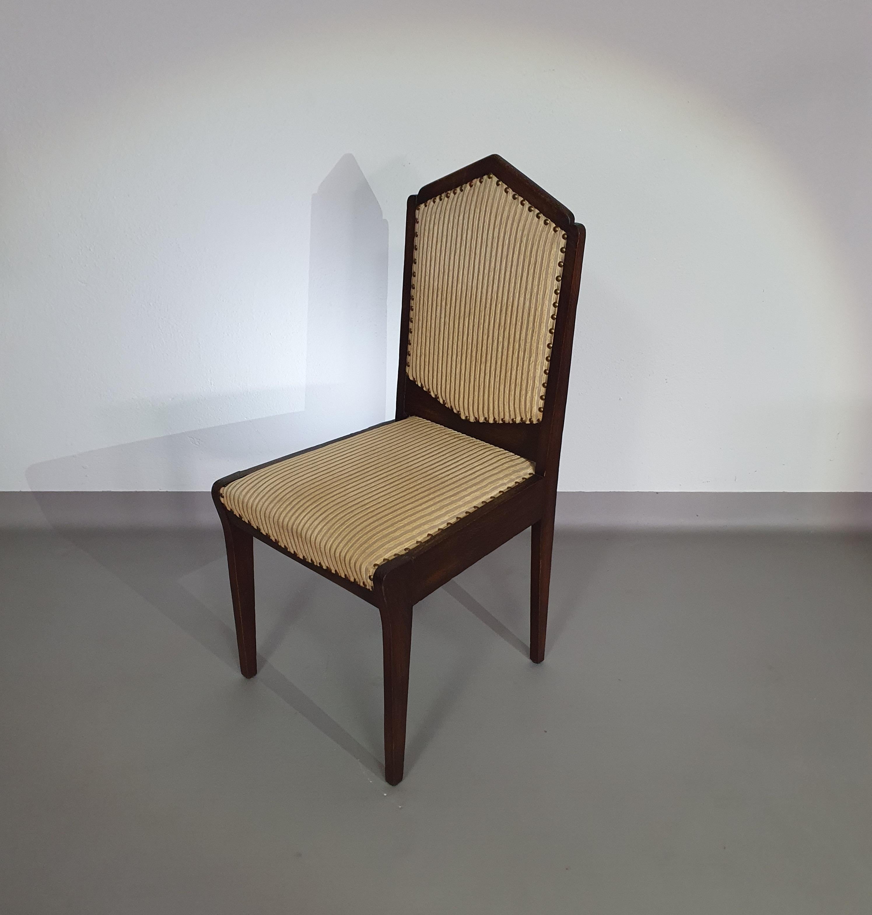 Set von 6 Art-Déco-Stühlen, 60er-Jahre-Set im Angebot 9