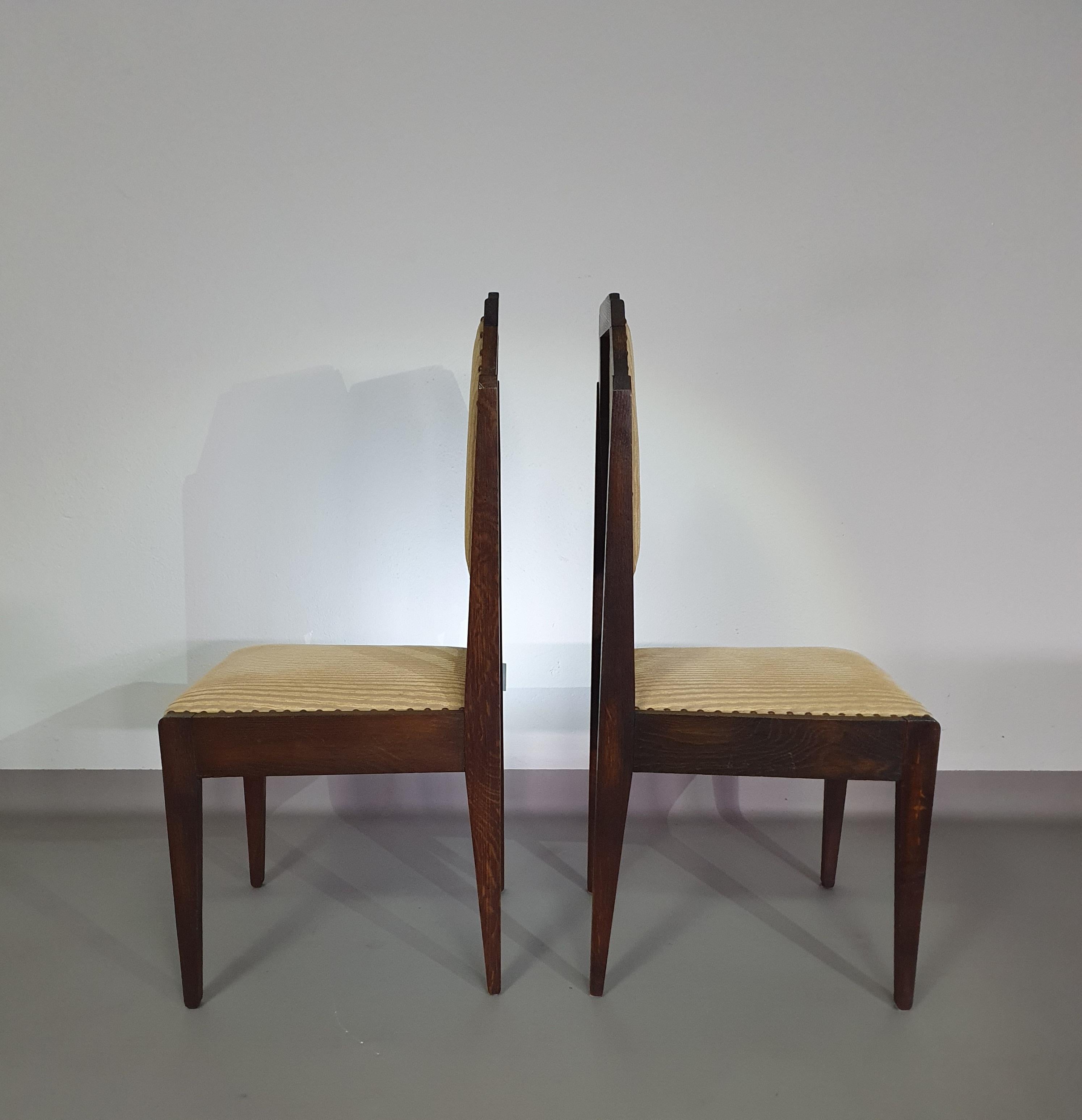 Set von 6 Art-Déco-Stühlen, 60er-Jahre-Set im Angebot 2