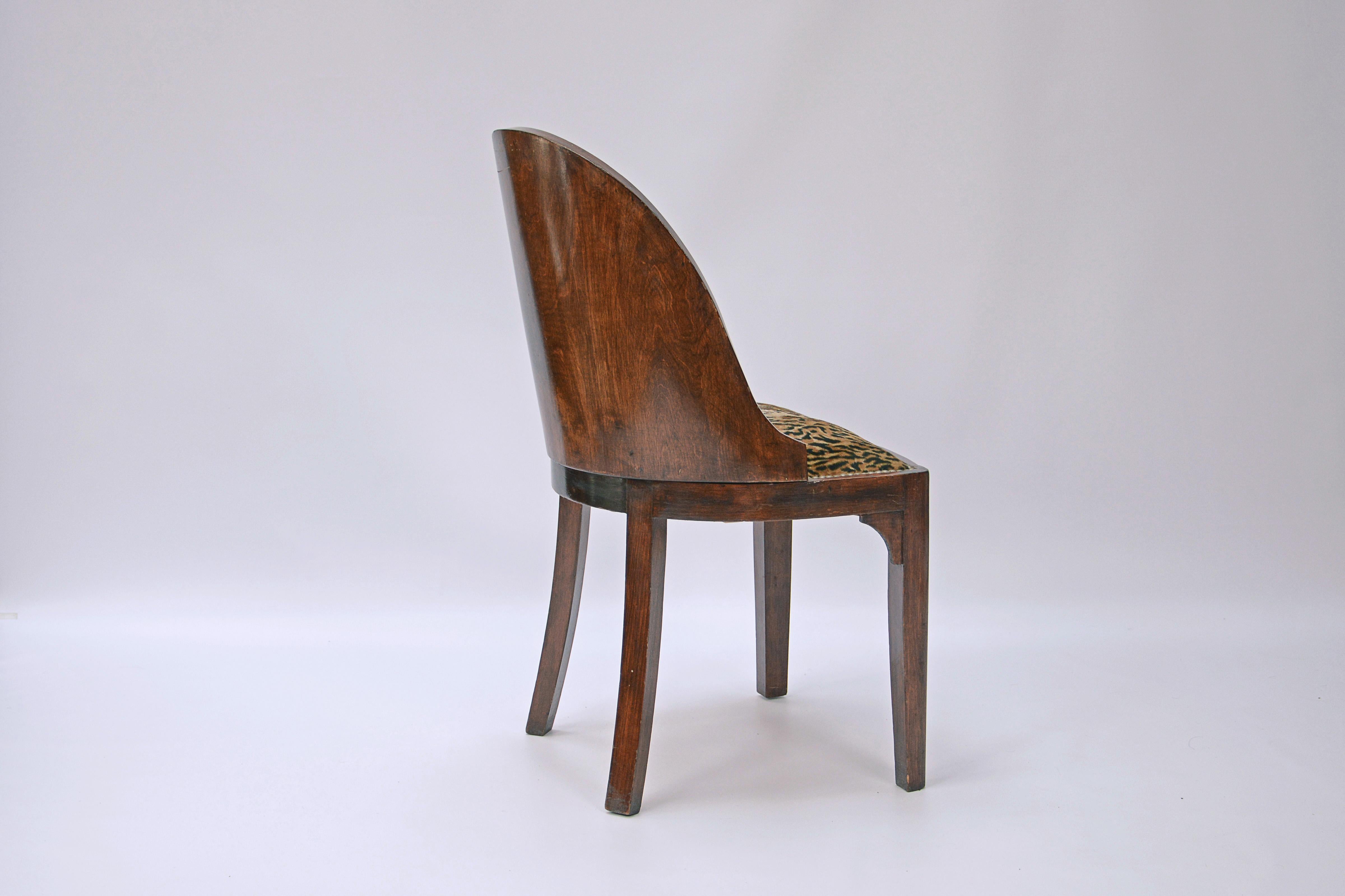 Français Ensemble de 6 chaises françaises Art Déco en vente