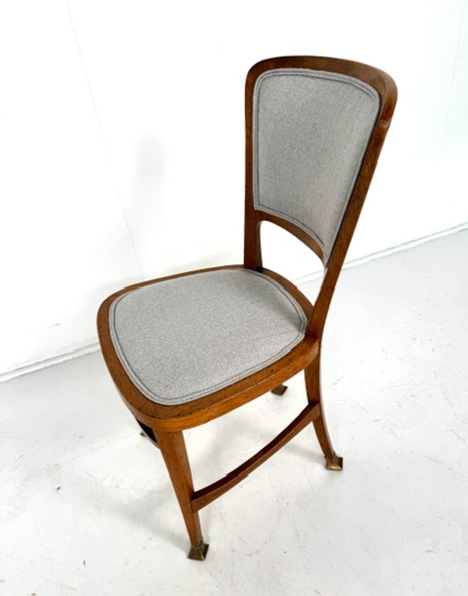 XX secolo Set di 6 sedie Art Nouveau di Robert Fix, Portois & Fix in vendita