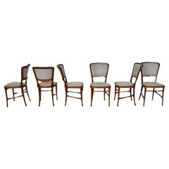 Set of 6 Art Nouveau Chairs by Robert Fix, Portois & Fix