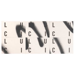 Set of 6 Artistically Intervened Invitation Cards by Luci – 2017 Dada Gallery