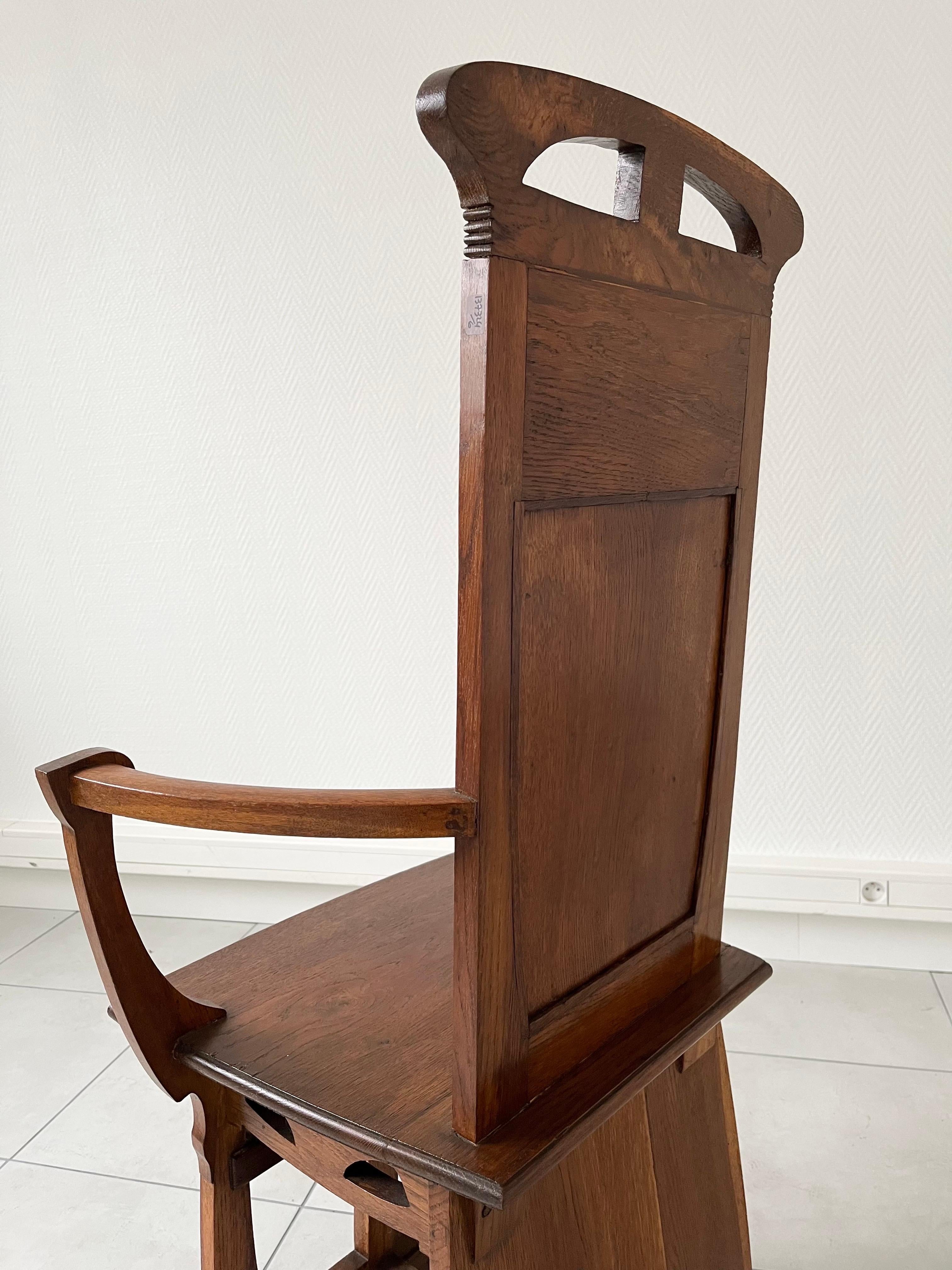 Ensemble de 4 fauteuils Arts&Crafts en vente 1