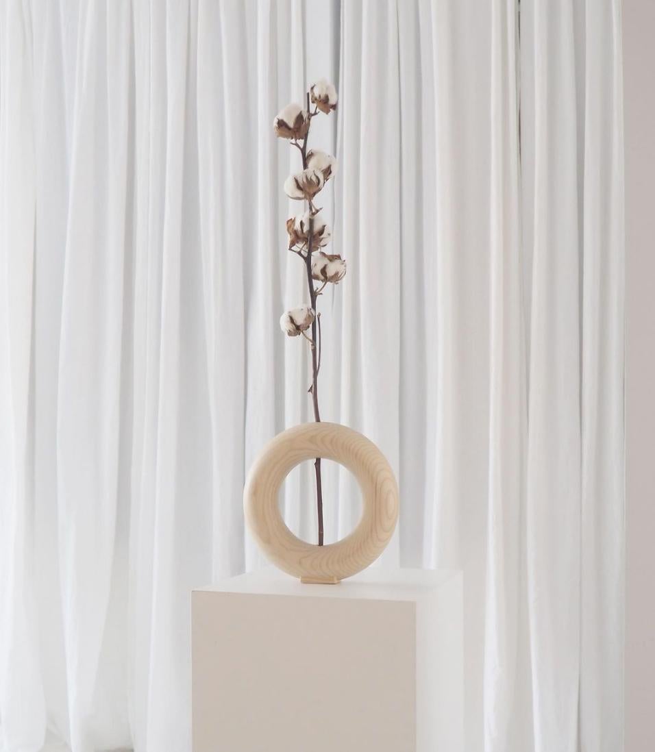 Espagnol Ensemble de 6 vases de Vacuum en frêne de Valeria Vasi en vente