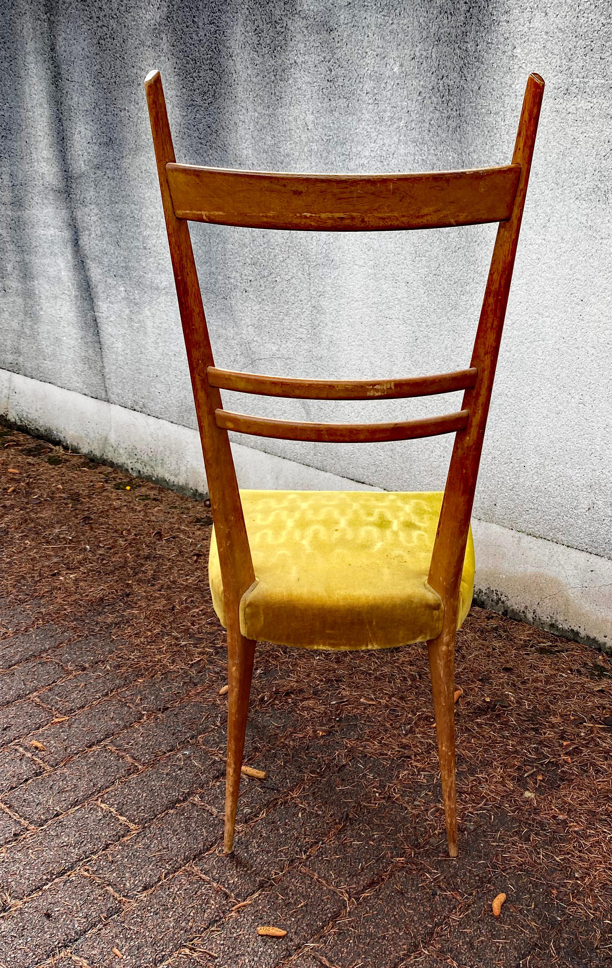 Set of 6 Ashwood Chairs in the Style of Gio Ponti, Edition Roset For Sale 7