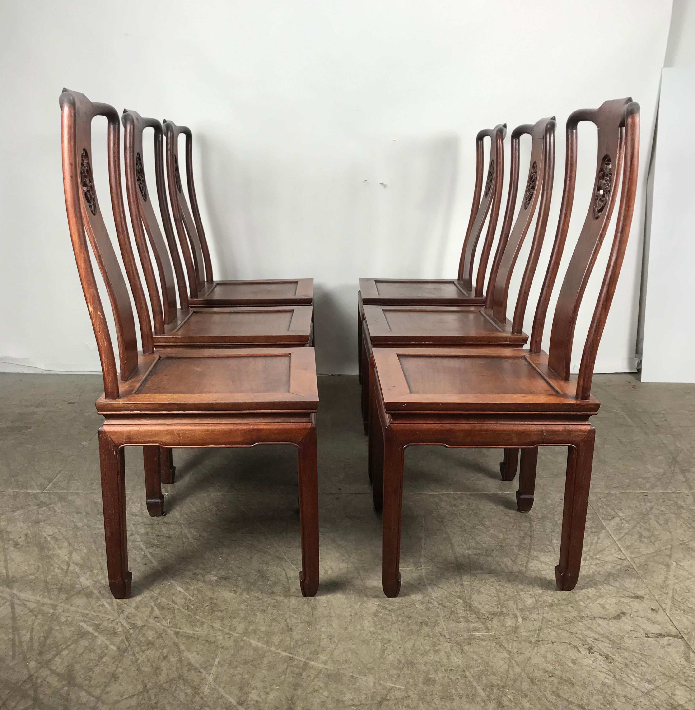 chinese rosewood dining chairs