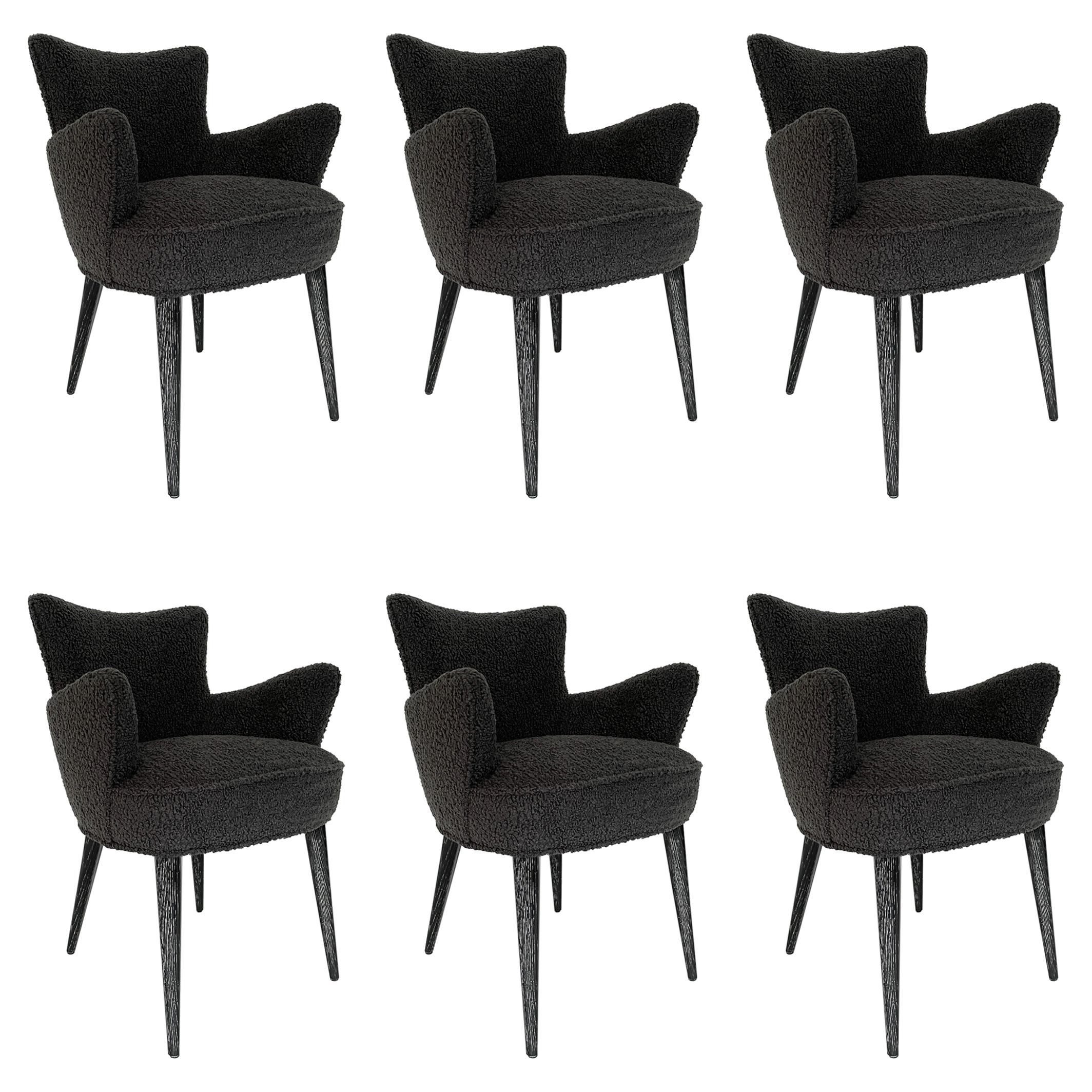Set of 6 Aube Chairs, by Bourgeois Boheme Atelier