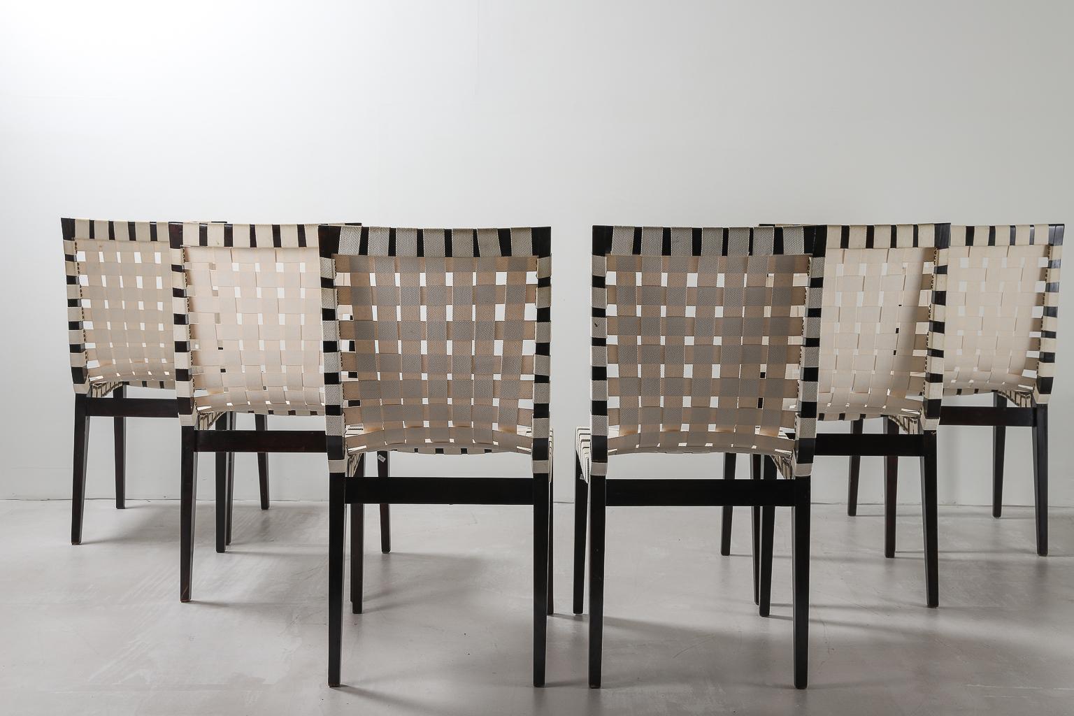 Set of 6 Augusto Romano Chairs, Italy 1950s  10