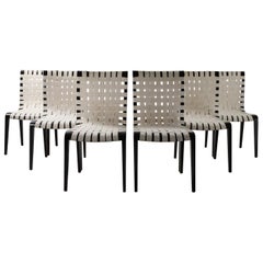 A Unique Set of 6 Italian 1950's Chairs