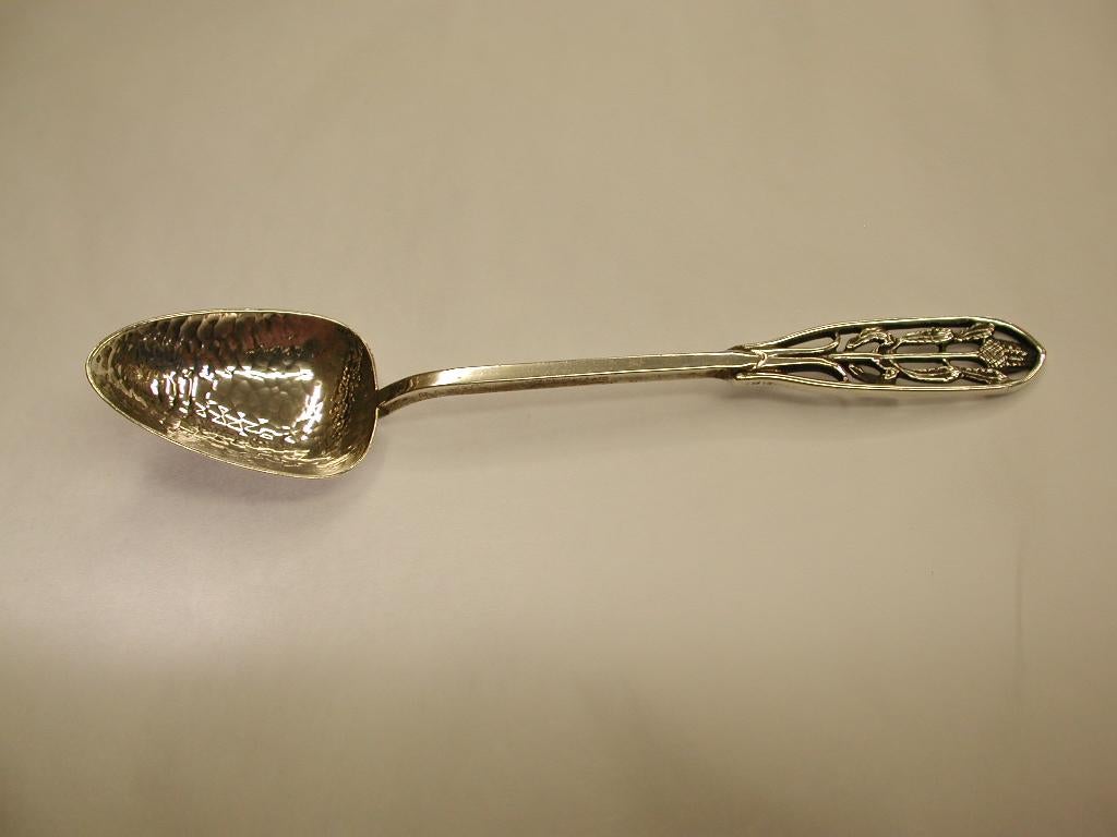 Set of 6 Australian Arts & Crafts Silver Coffee Spoons, J A B Linton Perth c1920 2
