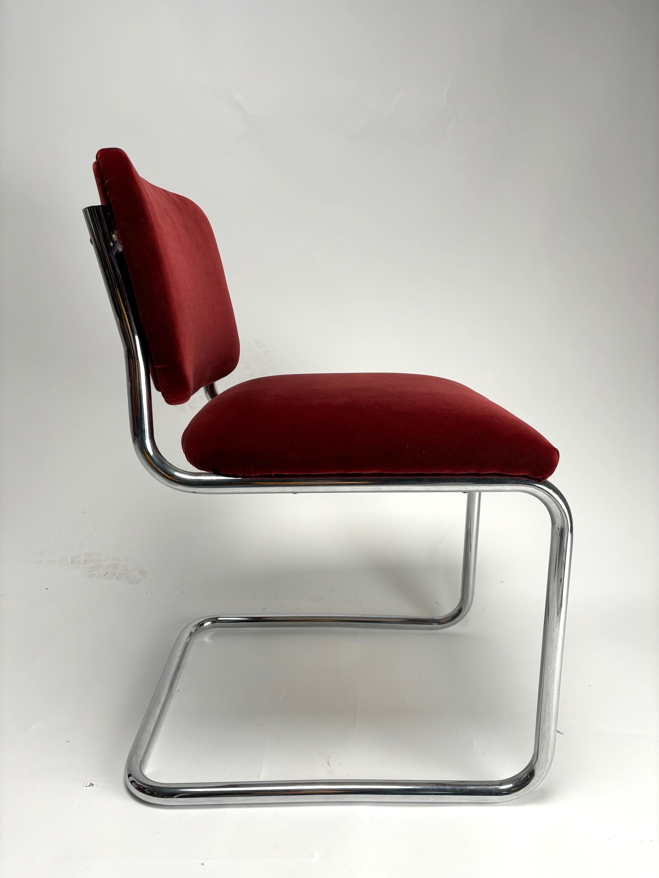 Bauhaus Set of 6 B32 'Cesca' Chairs by Marcel Breuer for Gavina, Italy For Sale