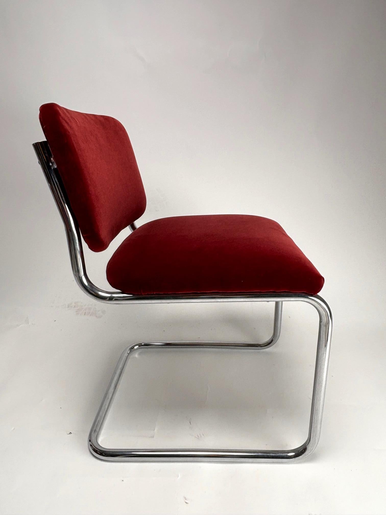 Set of 6 B32 'Cesca' Chairs by Marcel Breuer for Gavina, Italy In Good Condition For Sale In Argelato, BO