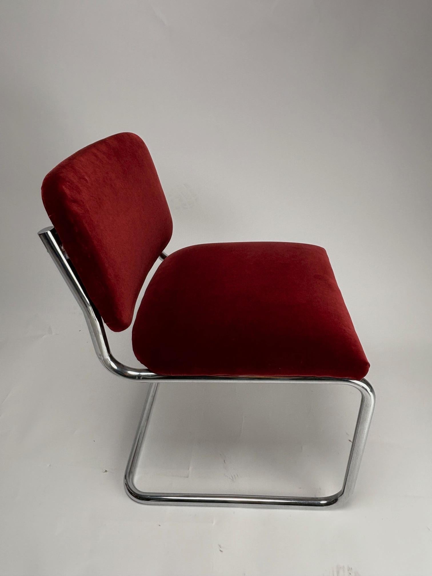 Late 20th Century Set of 6 B32 'Cesca' Chairs by Marcel Breuer for Gavina, Italy For Sale
