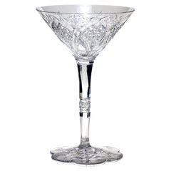 Set di 6 bicchieri da Martini in cristallo Baccarat Elbeuf