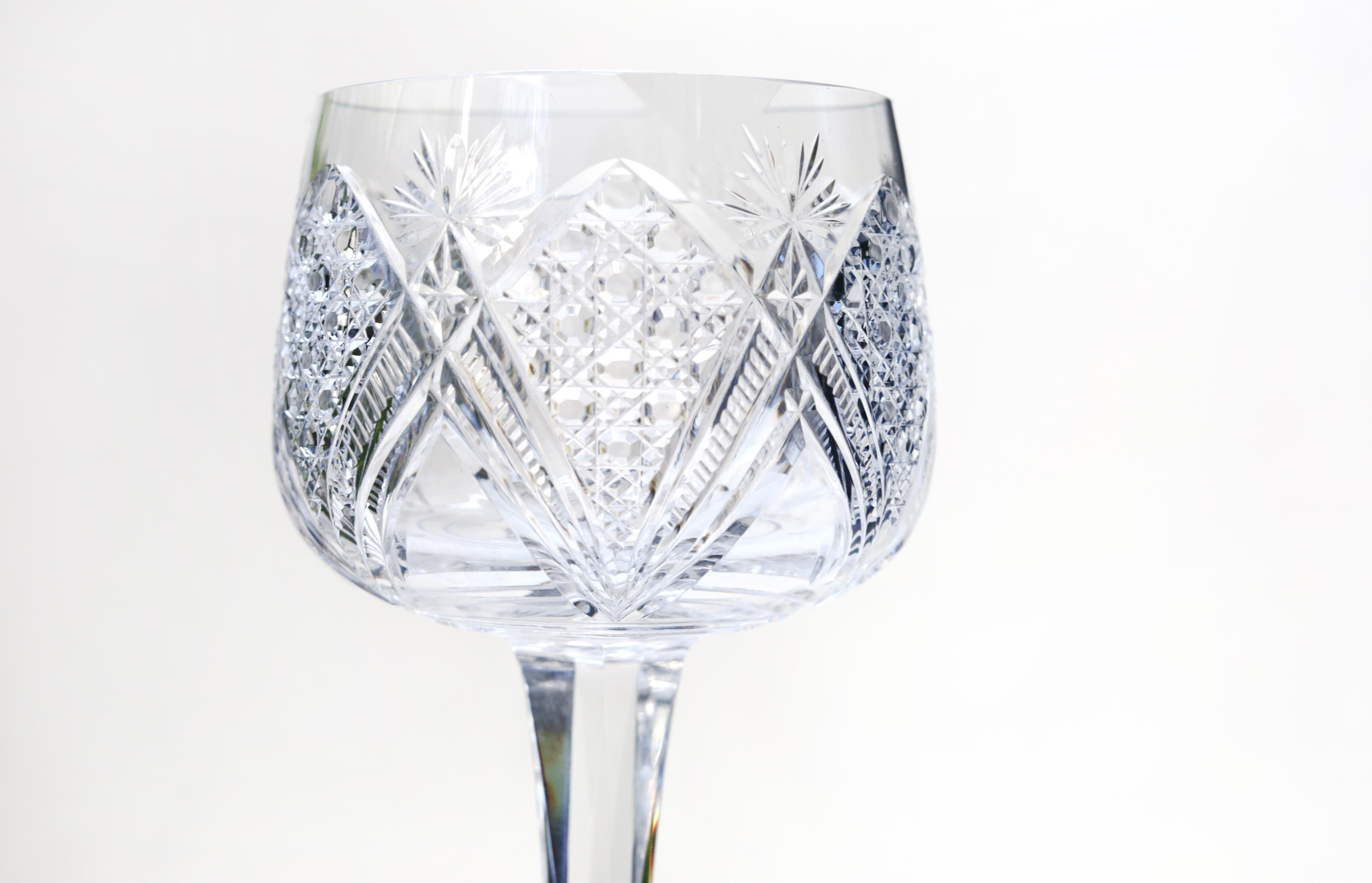Juego de 6 Baccarat Elbeuf  Gafas Hecho a mano en venta