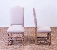 Set of Six Baroque Style Dining Side Chairs