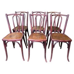 Set of 6 Baumann bistro chairs