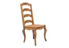 Juego De 6 Sillas Bausman Country French Respaldo De Escalera Con Asientos Rush