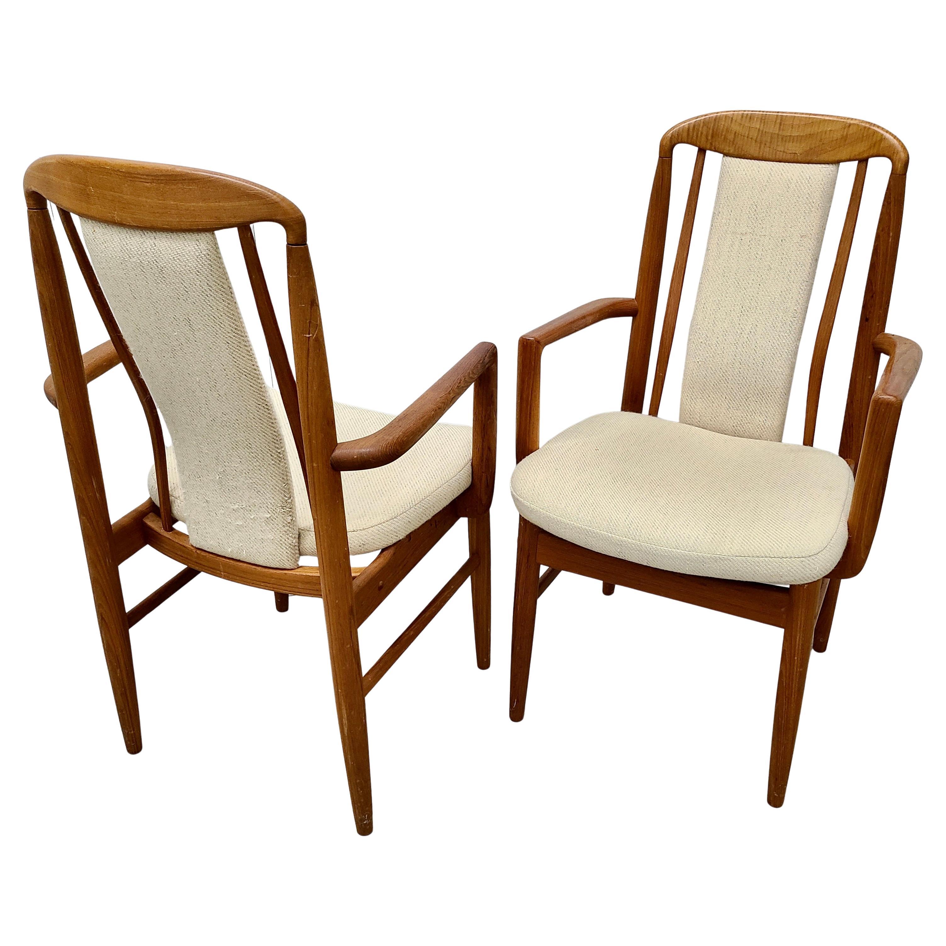 Set di 6 sedie da pranzo in teak Benny A. Linden in vendita 3