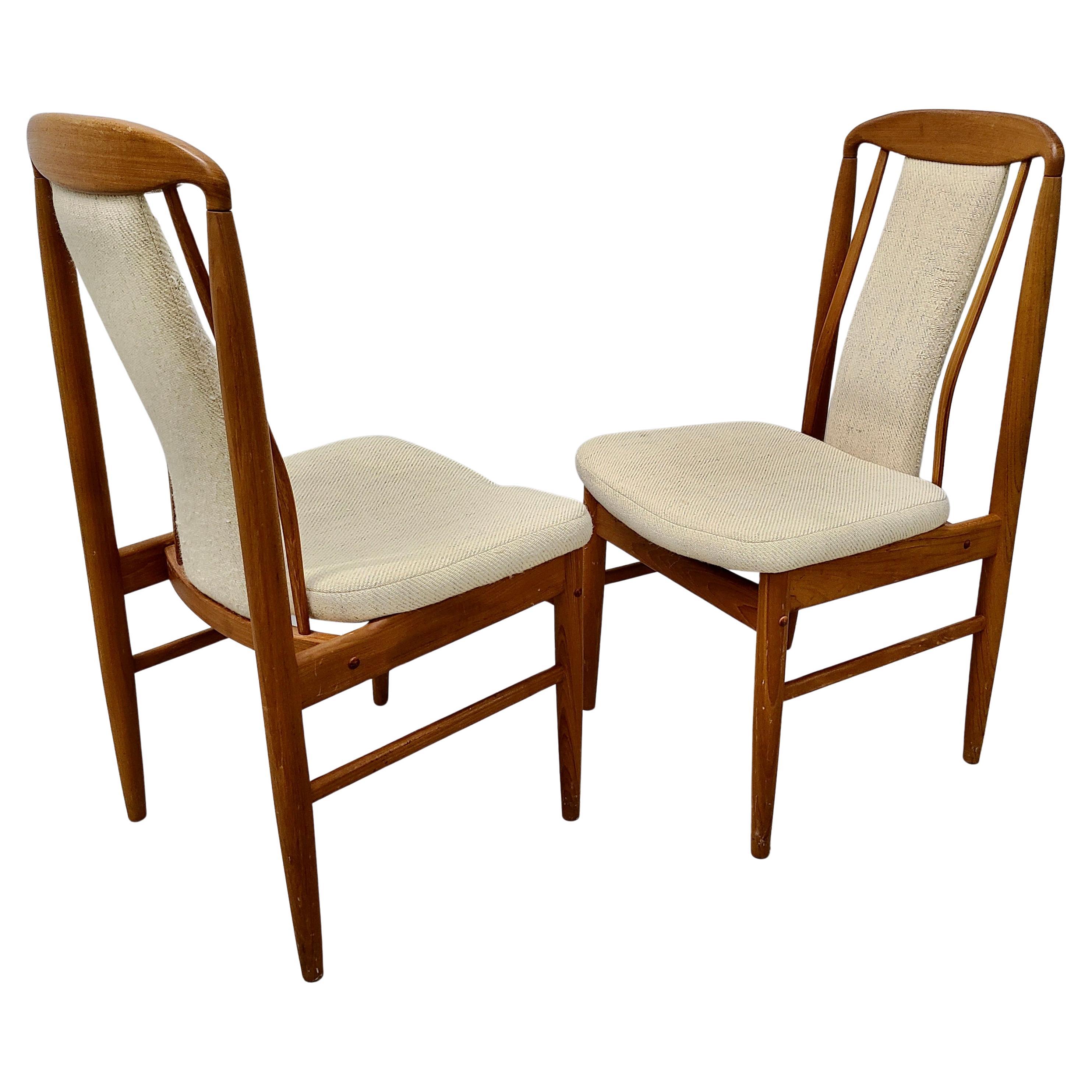 Set di 6 sedie da pranzo in teak Benny A. Linden in vendita 4