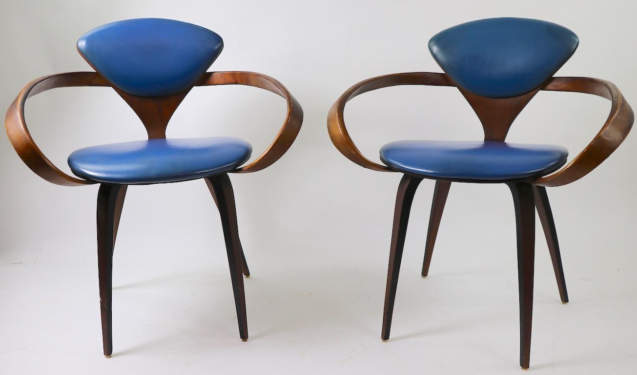 Set von 6 Esszimmerstühlen aus gebogenem Sperrholz von Cherner für Plycraft im Angebot 5