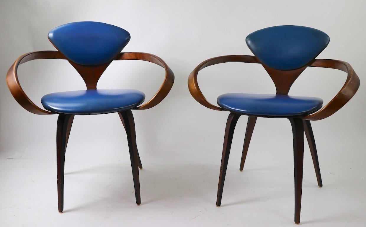 Set von 6 Esszimmerstühlen aus gebogenem Sperrholz von Cherner für Plycraft im Angebot 6