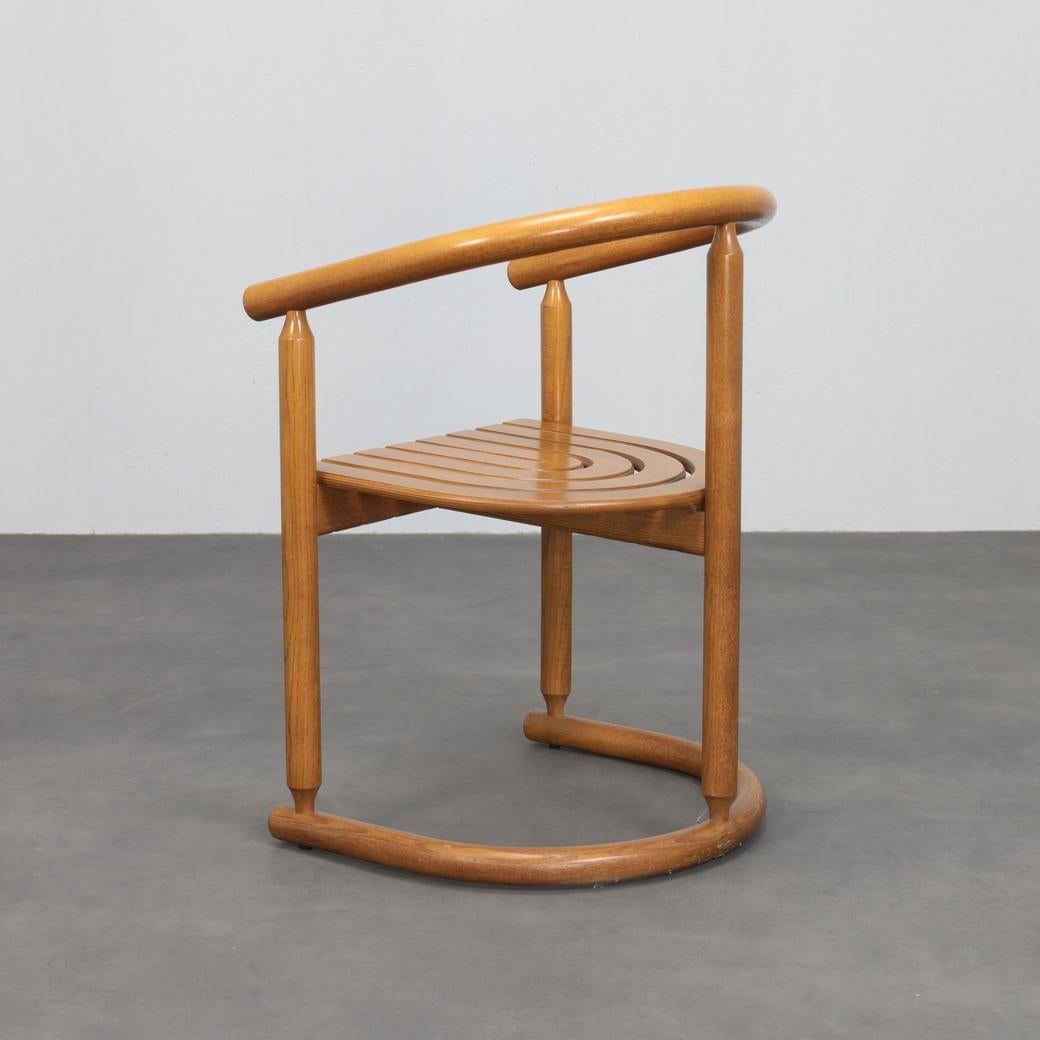 Satz von 6 Bugholz-Esszimmerstühlen von Allmilmö, 1980er Jahre (Ende des 20. Jahrhunderts) im Angebot