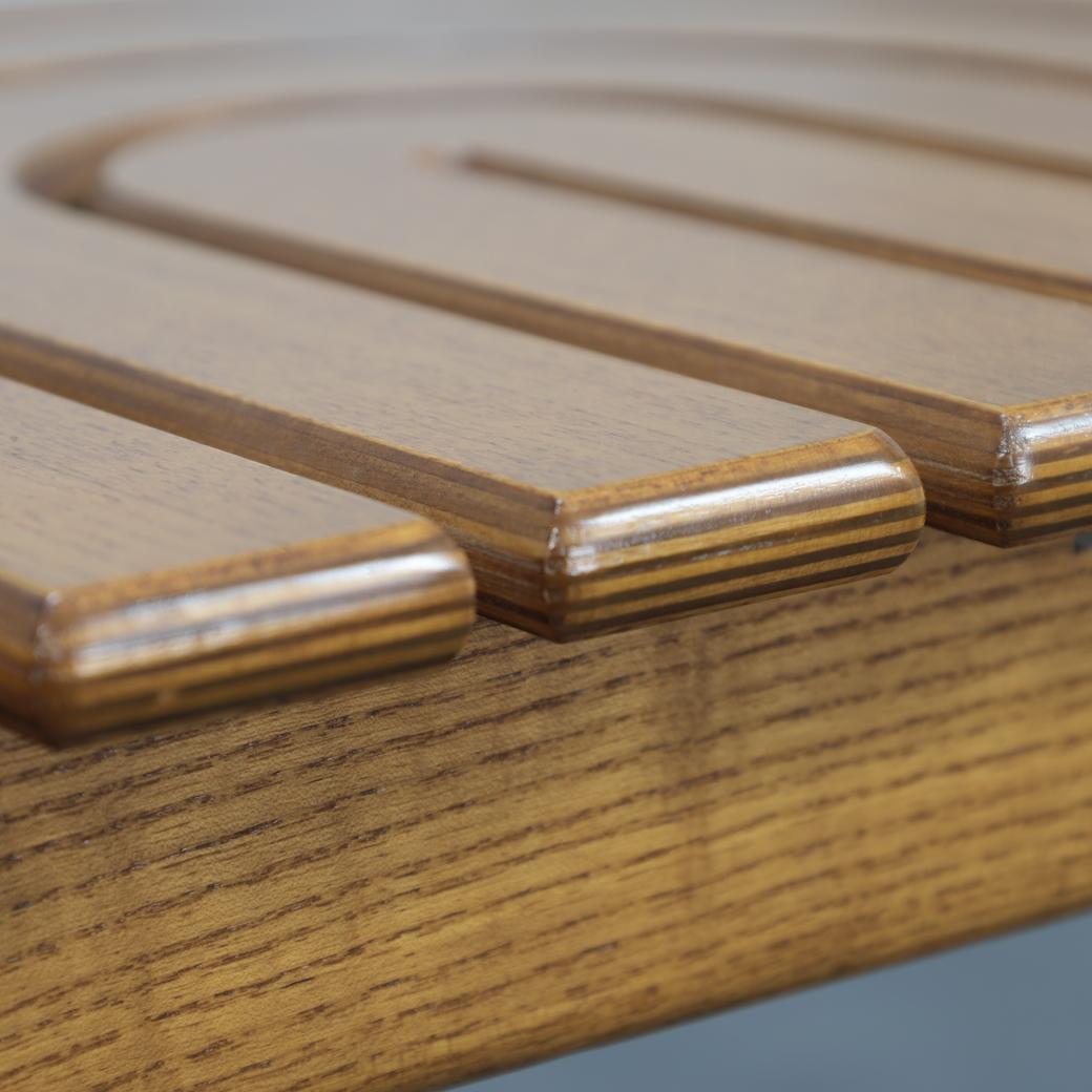 Satz von 6 Bugholz-Esszimmerstühlen von Allmilmö, 1980er Jahre im Angebot 1