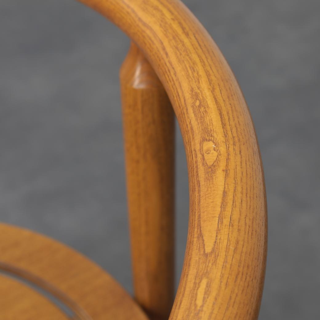 Satz von 6 Bugholz-Esszimmerstühlen von Allmilmö, 1980er Jahre im Angebot 2