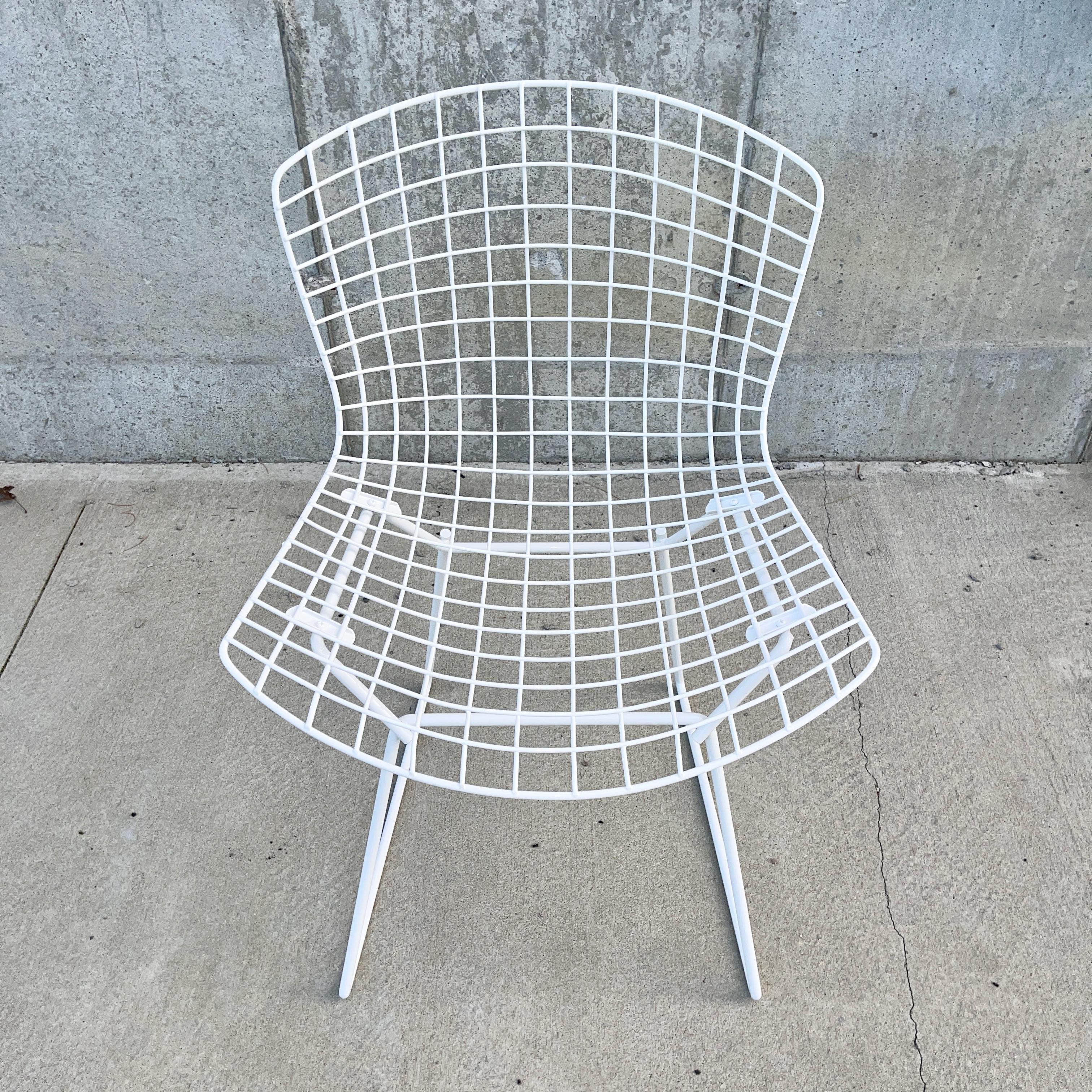 Set of 6 Bertoia Wire Chairs with Original Yellow Cushions by Knoll For Sale 9