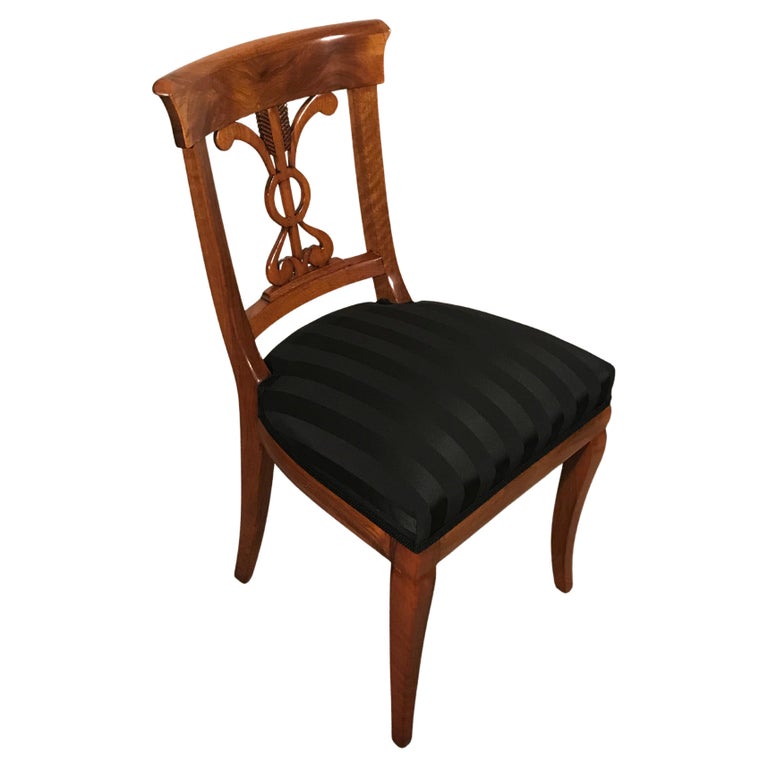Set of 6 Biedermeier Dining Chairs, South Germany, 1820 In Good Condition For Sale In Belmont, MA