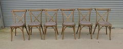 Set of 6 Bistro Bentwood Style Chairs   This us a Good sturdy set of Bentwoods