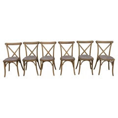 Set of 6 Bistro Bentwood Style Chairs   This us a Good sturdy set of Bentwoods