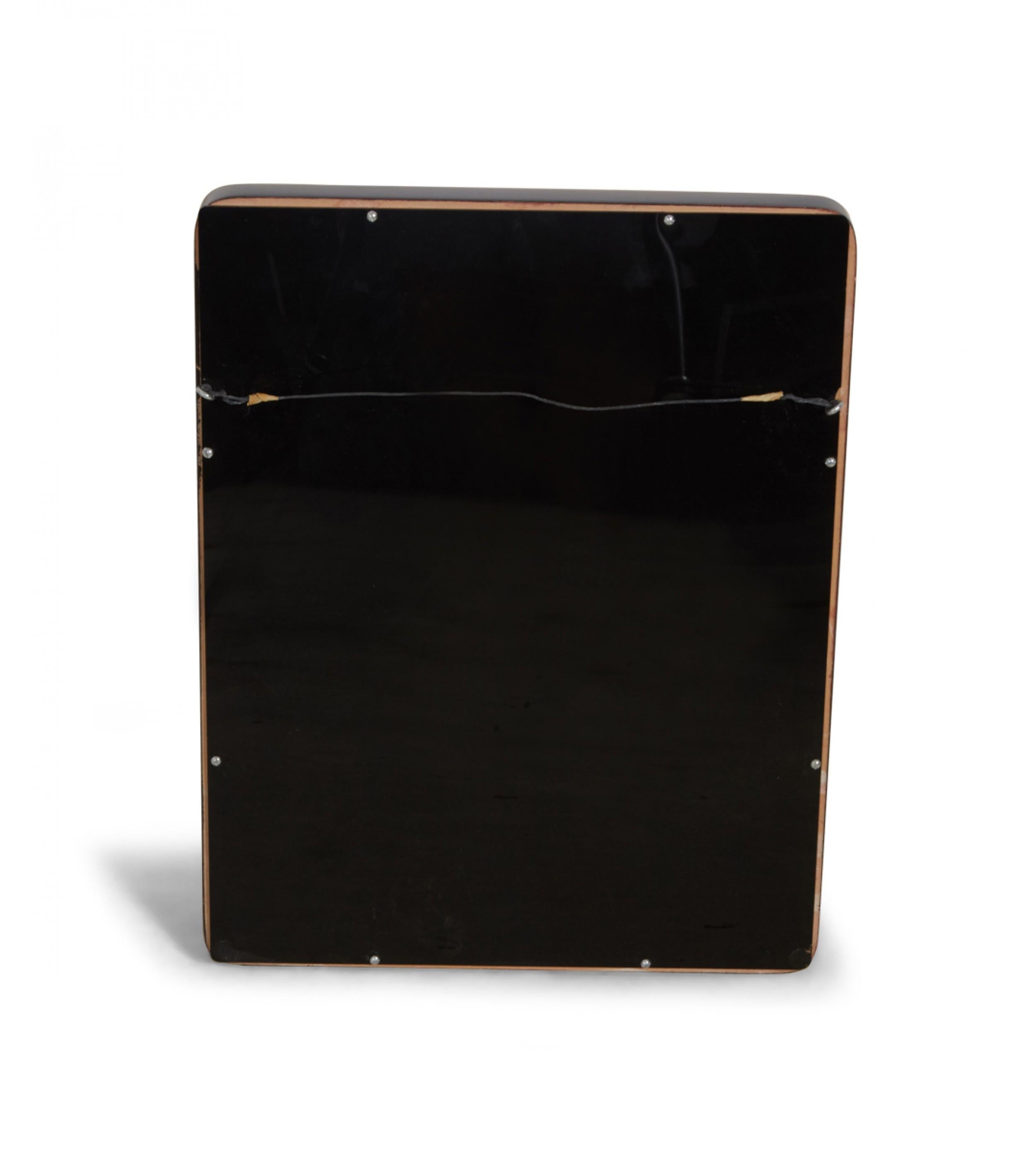 Modern Set of 6 Black and Gilt Curved Corner Gallery Frames For Sale
