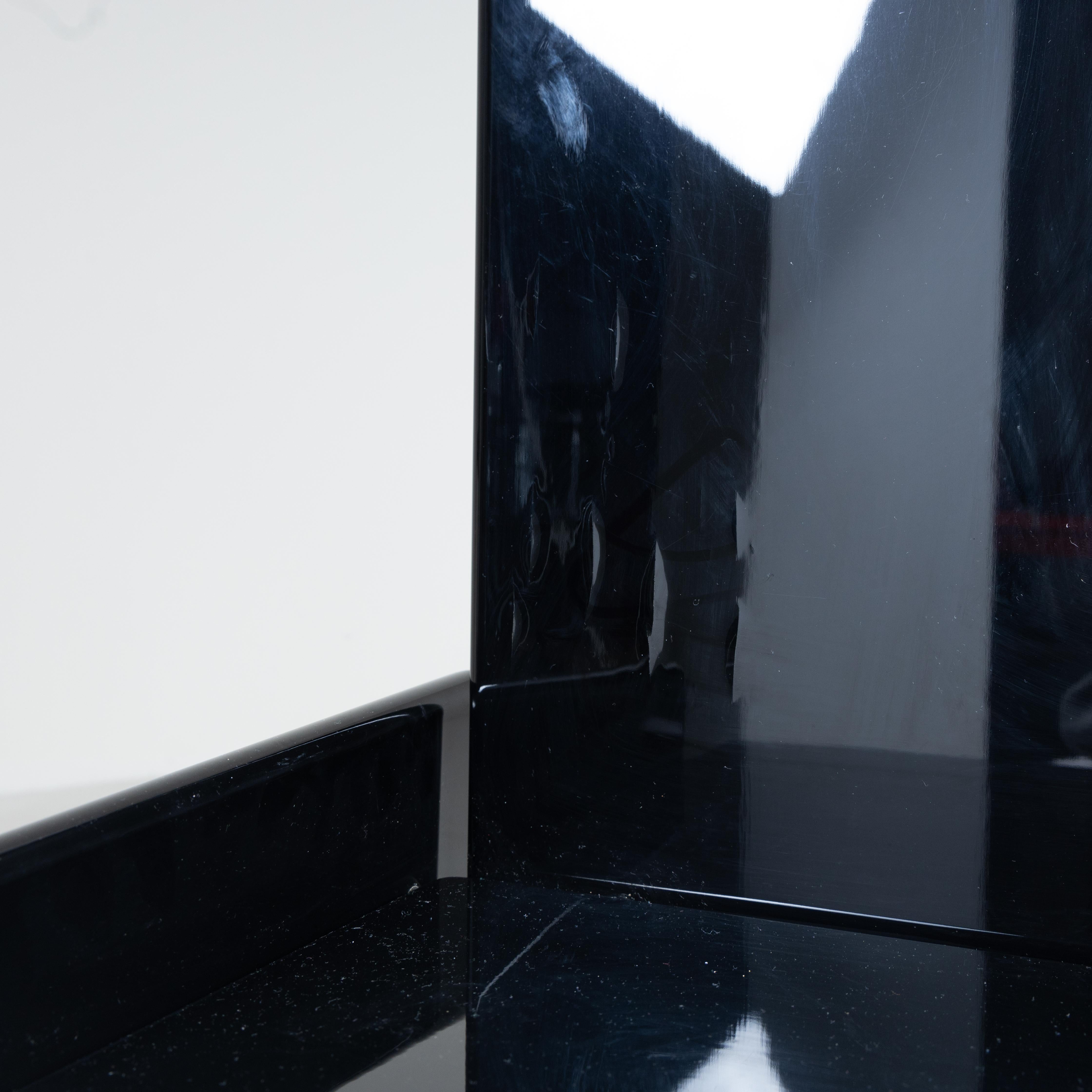 Set of 6 black Kazuki chairs, Kazuhide Takahama, Simon International, Italy en vente 9