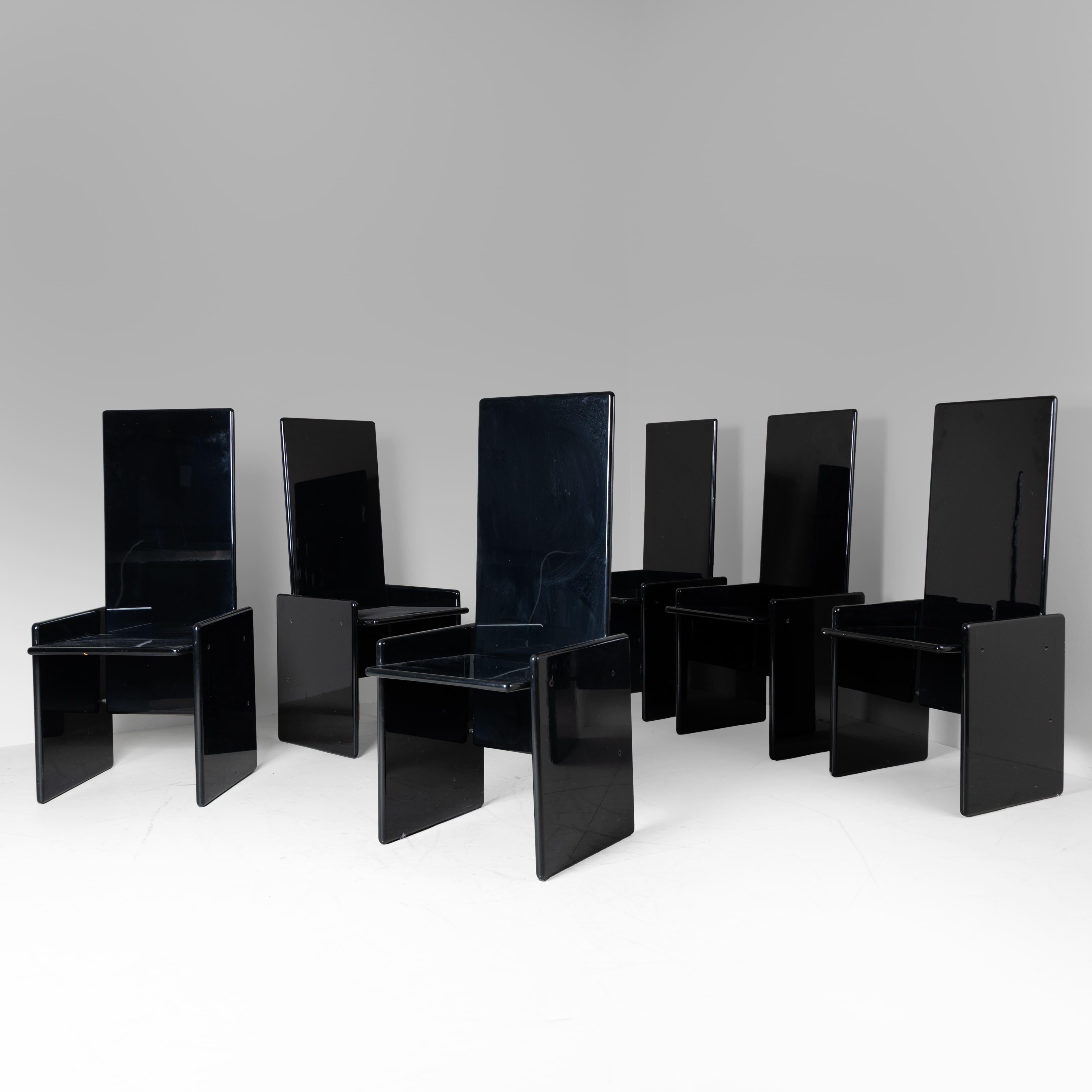 Set di 6 sedie modello 