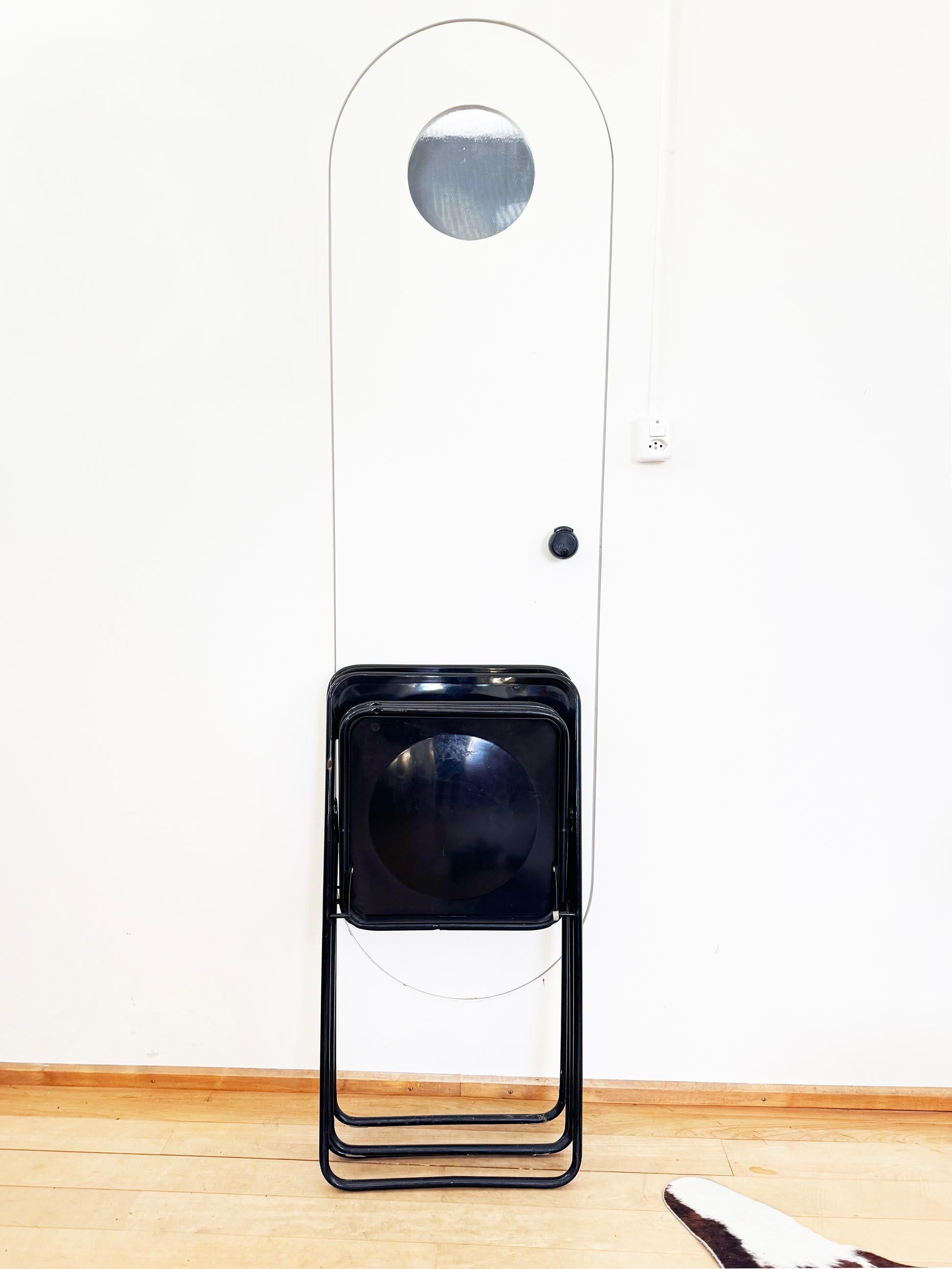 Juego de 6 sillas negras suecas postmodernas años 80 vintage Nils Gammelgaard Ikea 