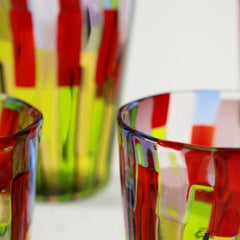 Set of 6 Blooming Field with Poppies and Lavender Tumblers