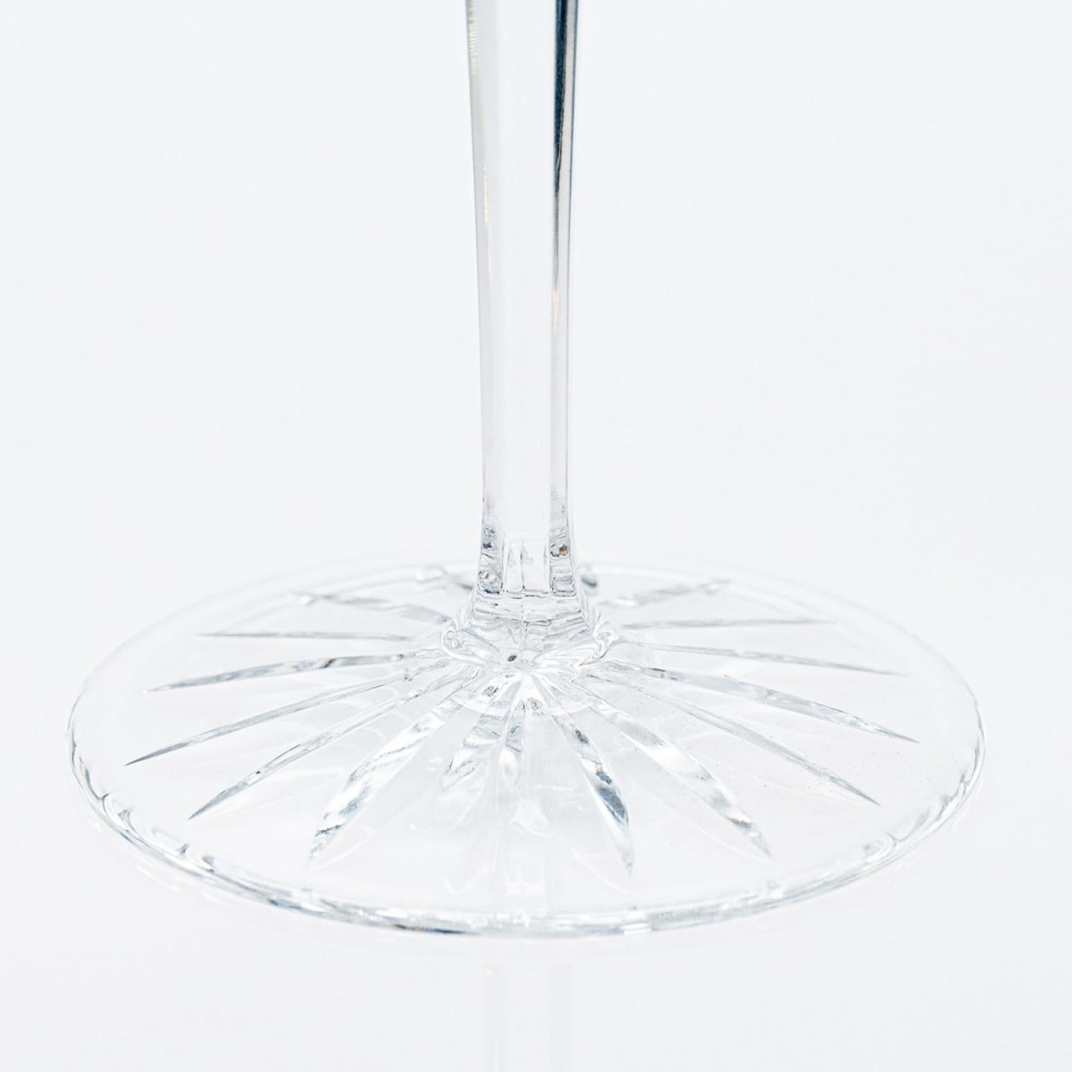 Set di 6 bicchieri di cristallo blu Ajka, Ungheria, 1960 in vendita 6