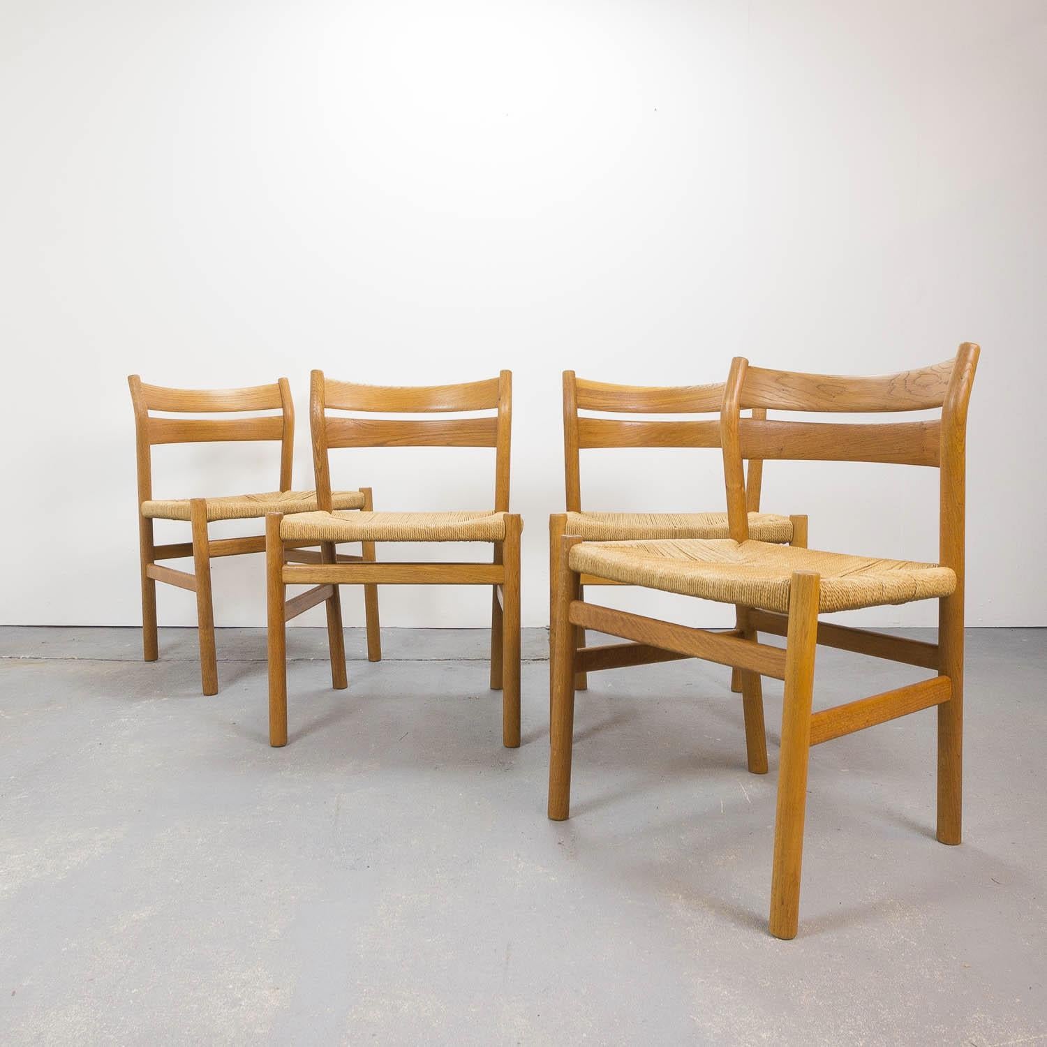 Set of 6 BM1 Dining Chairs by Børge Mogensen for CM Madsen, Denmark 1960s 1
