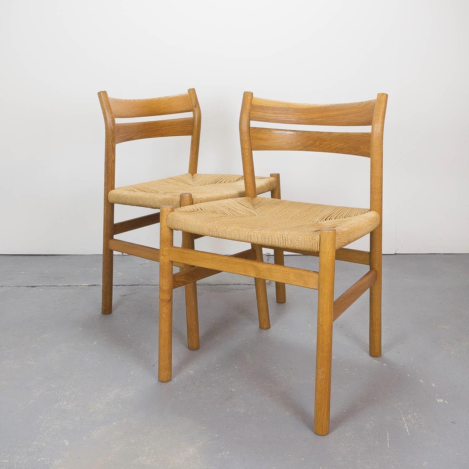 Set of 6 BM1 Dining Chairs by Børge Mogensen for CM Madsen, Denmark 1960s 2