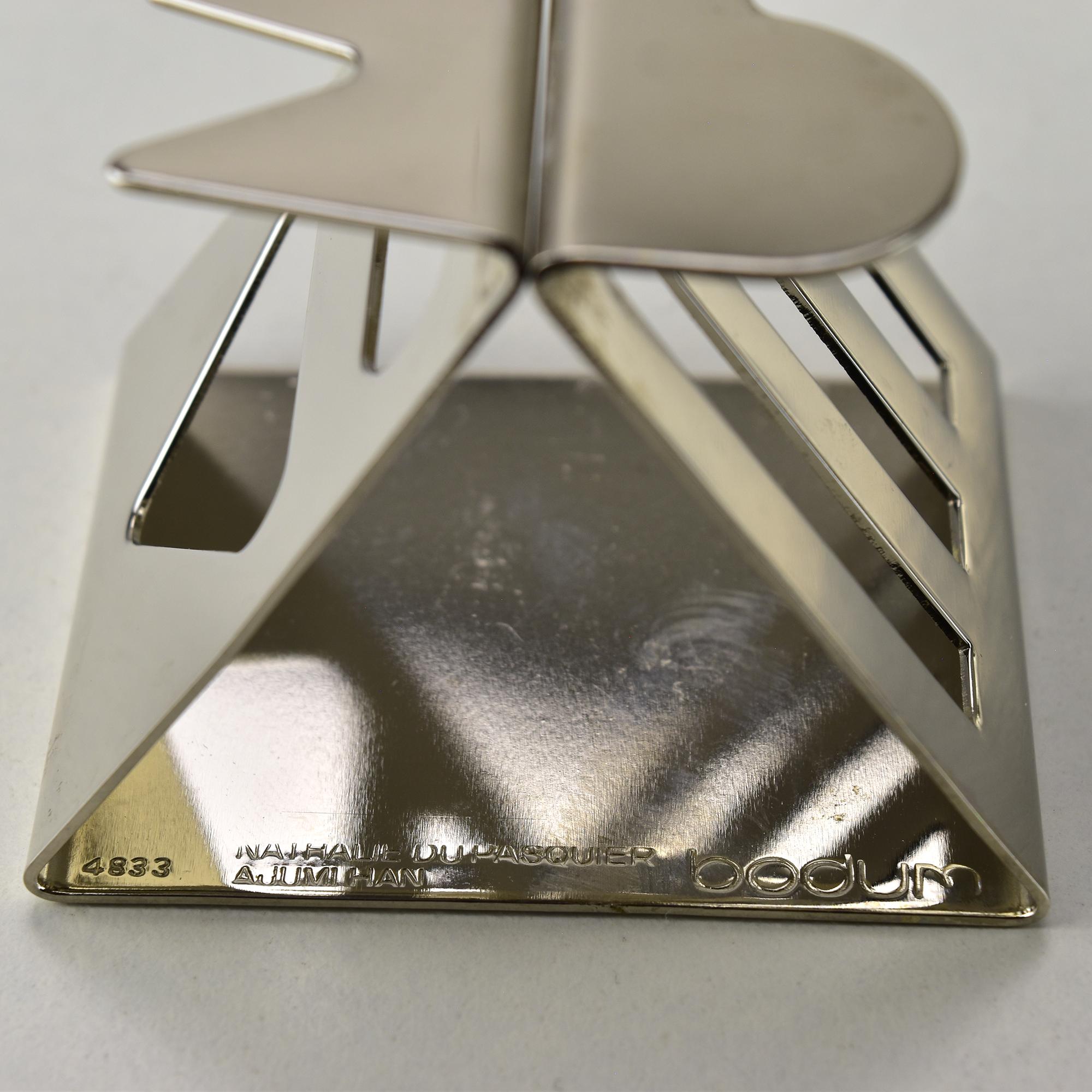 Set of 6 Bodum Postmodern Napkin Rings by Jumi Chan & Nathalie Du Pasquier For Sale 3