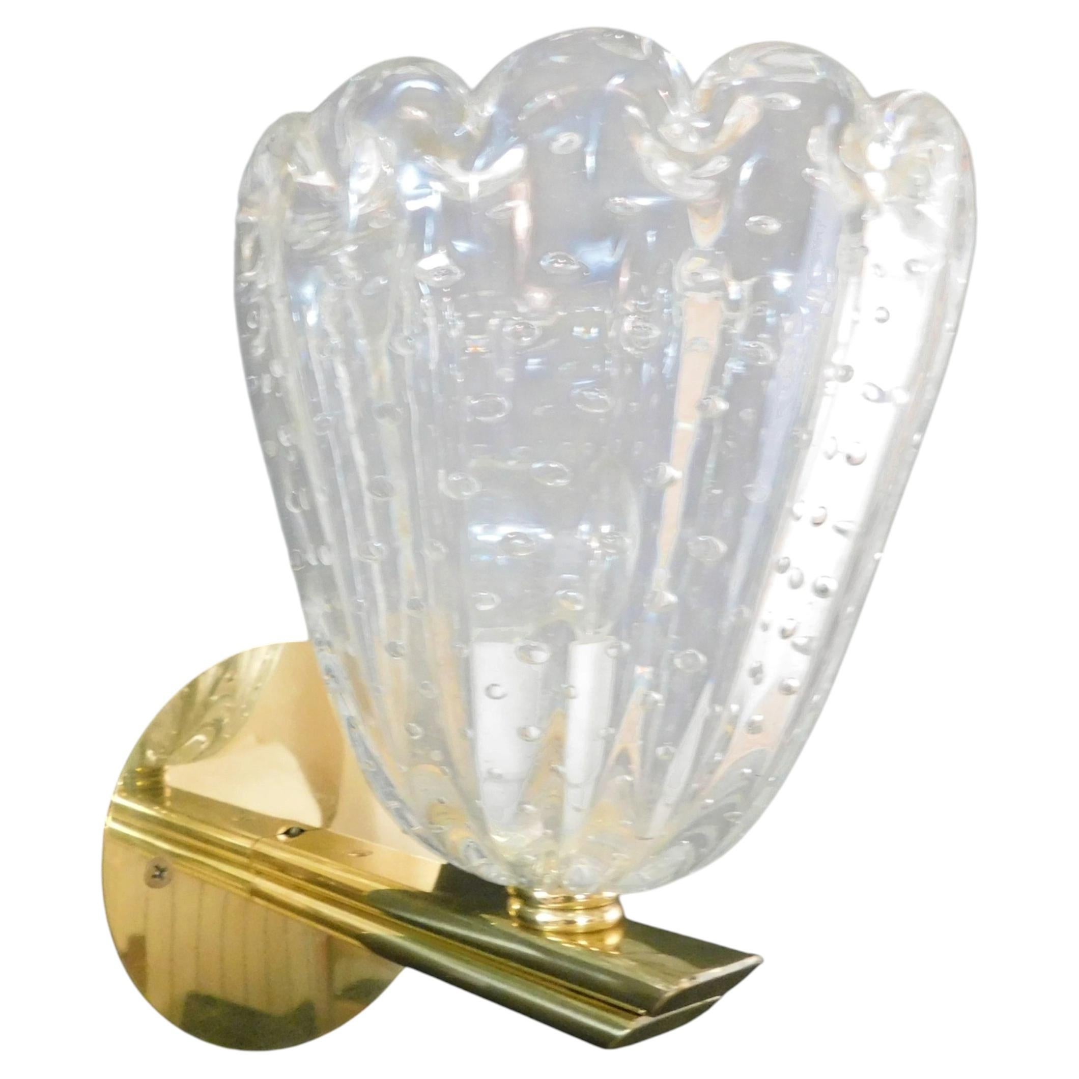 Set of 6 Bollicine Cups Sconces For Sale