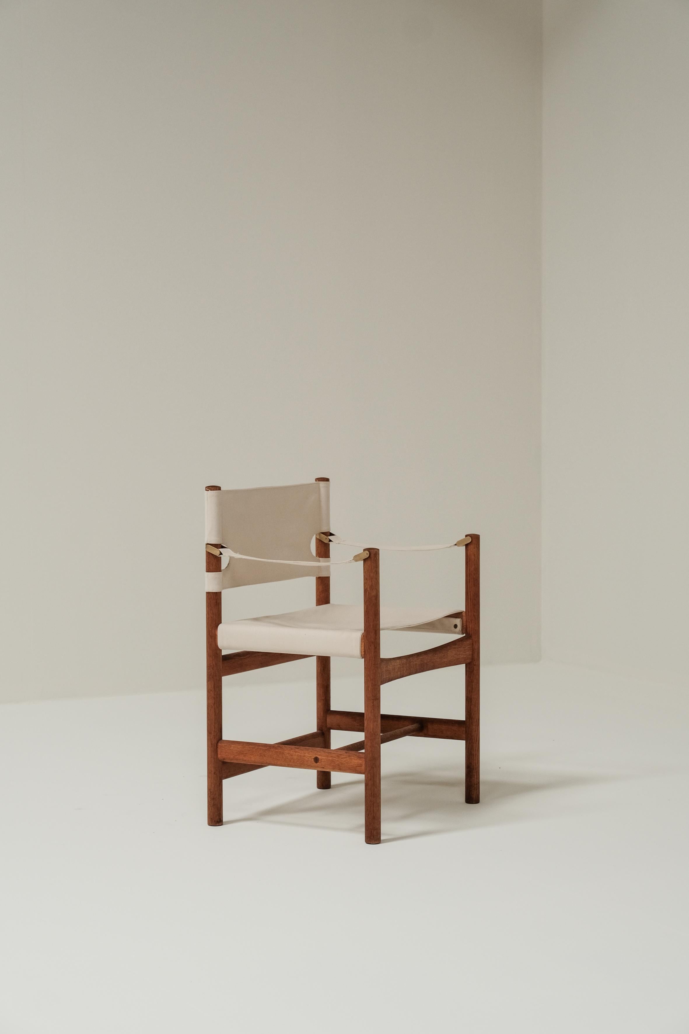 Set of 6 Borge Mogensen Spanish/hunting chairs for Frederica Stolefabrik Denmark 5