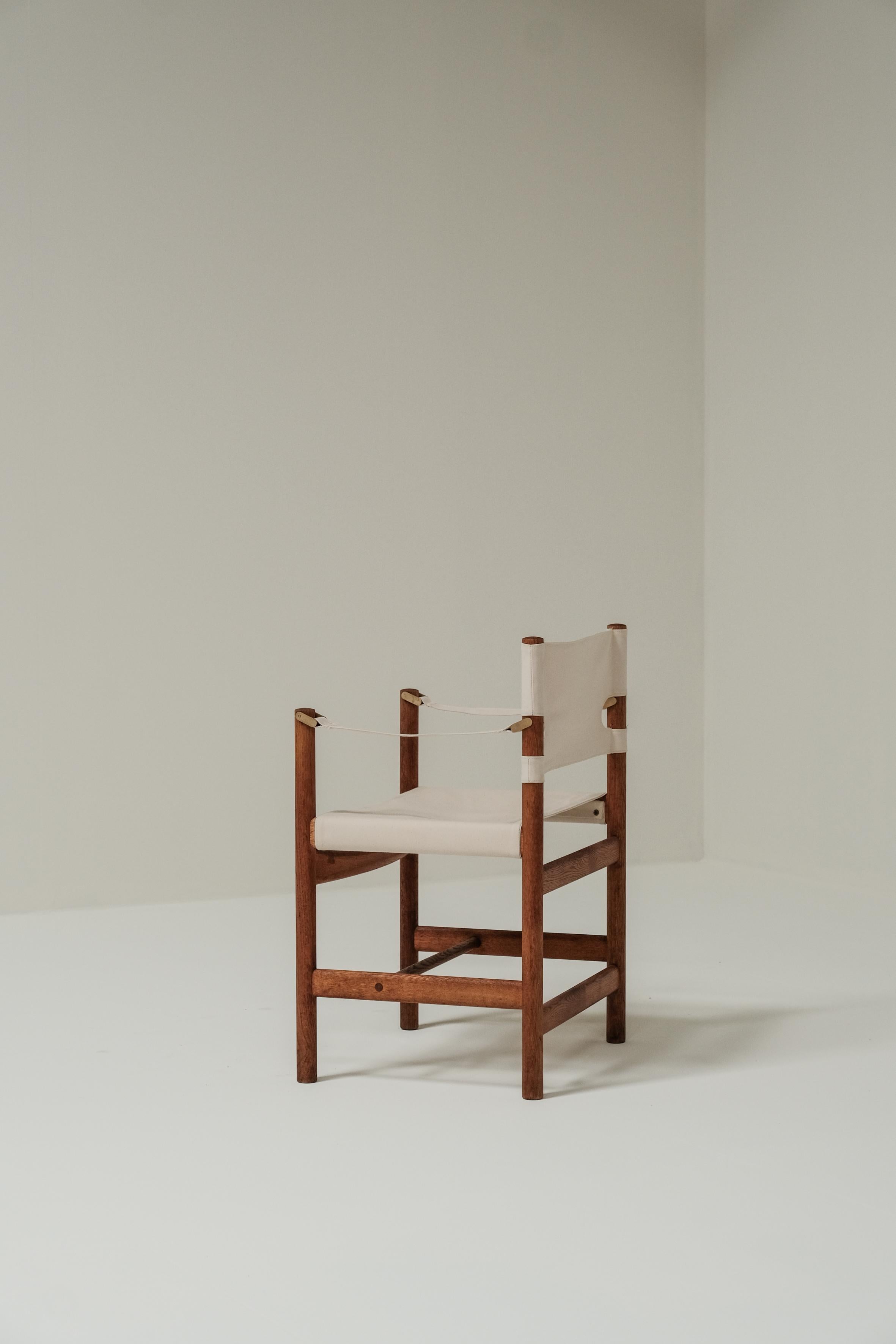 Set of 6 Borge Mogensen Spanish/hunting chairs for Frederica Stolefabrik Denmark 6