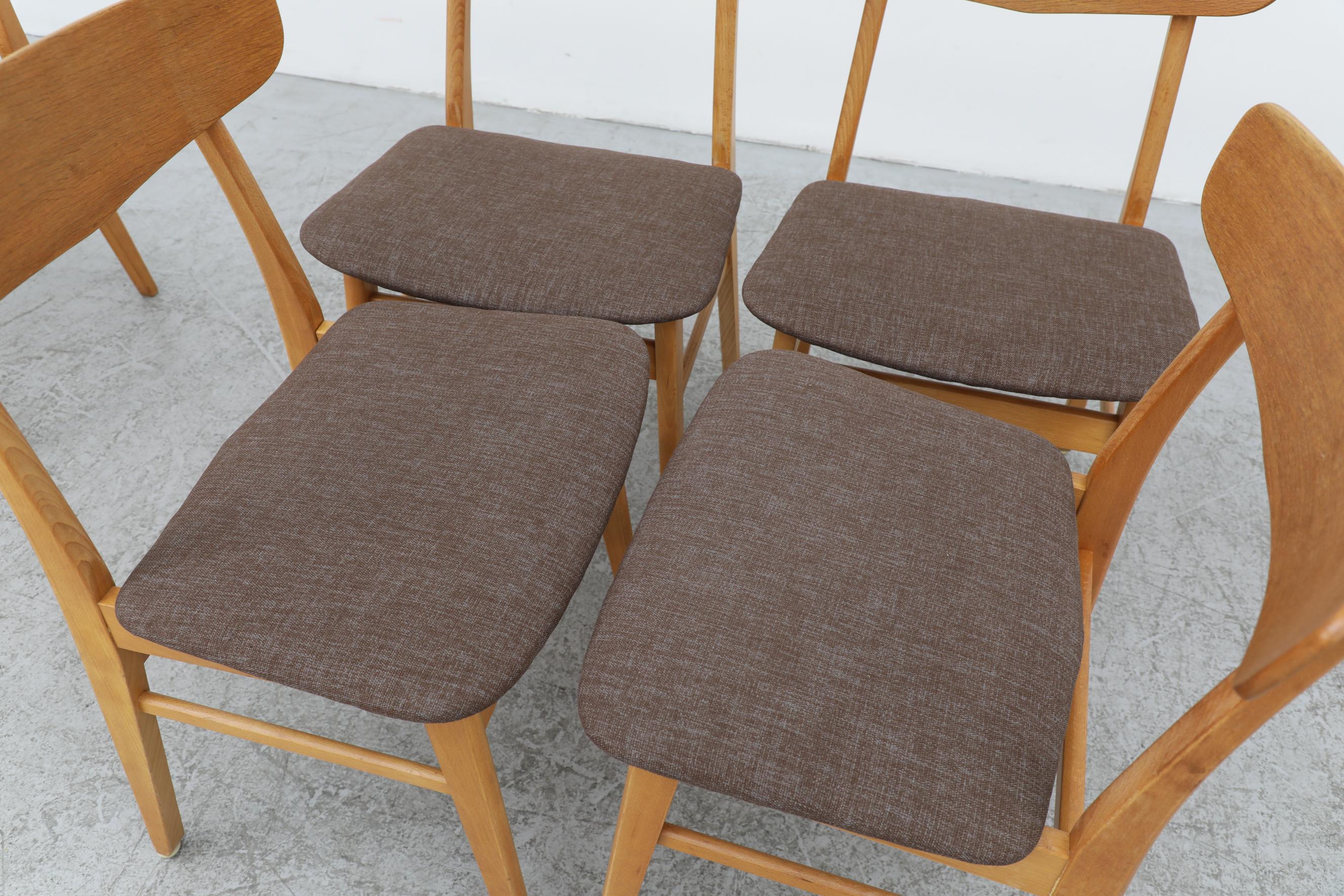 Set of 6 Borge Mogensen Style Dining Chairs by Farstrup In Good Condition In Los Angeles, CA