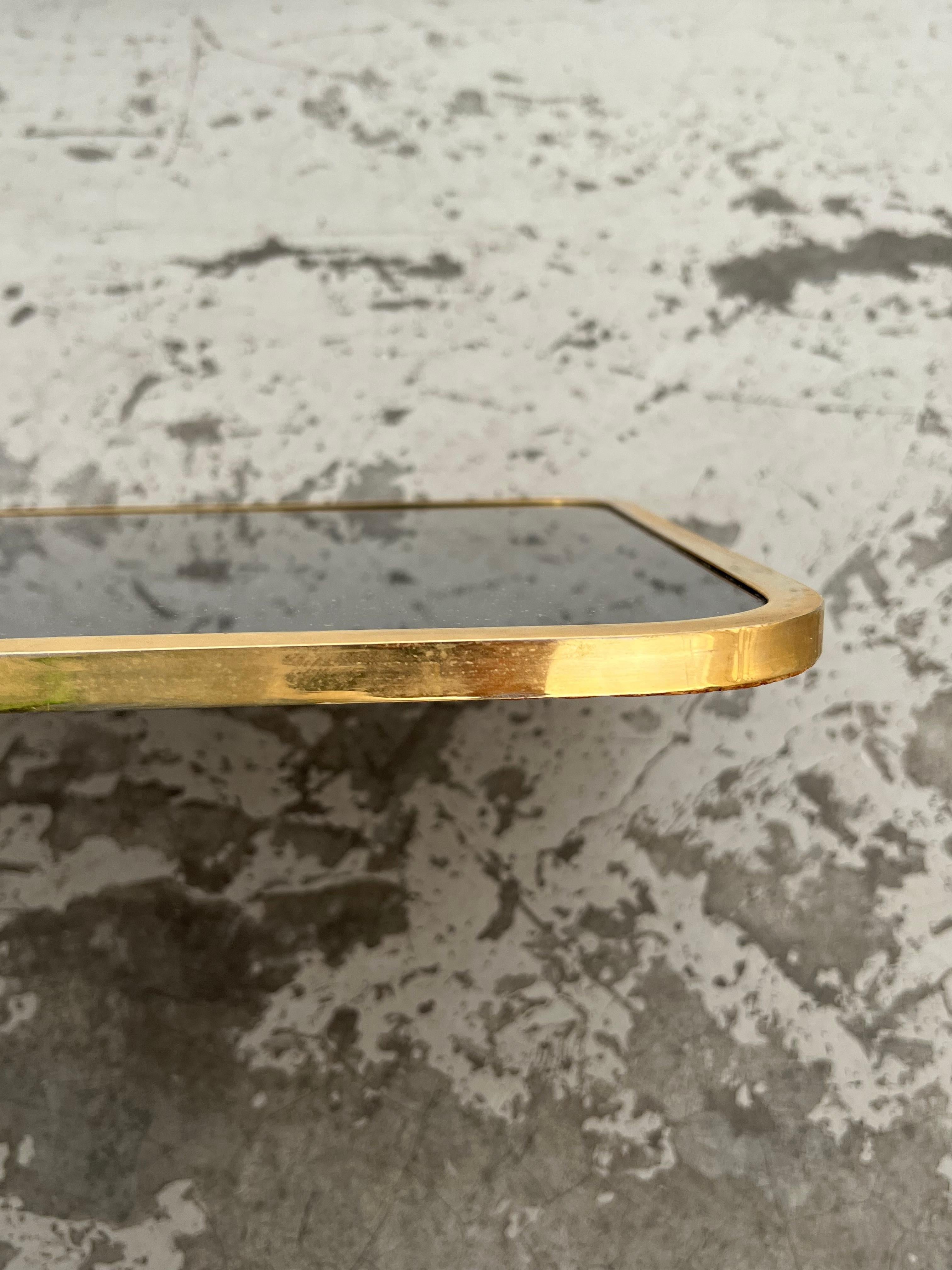 Set of 6 brass mirrors 70s For Sale 7