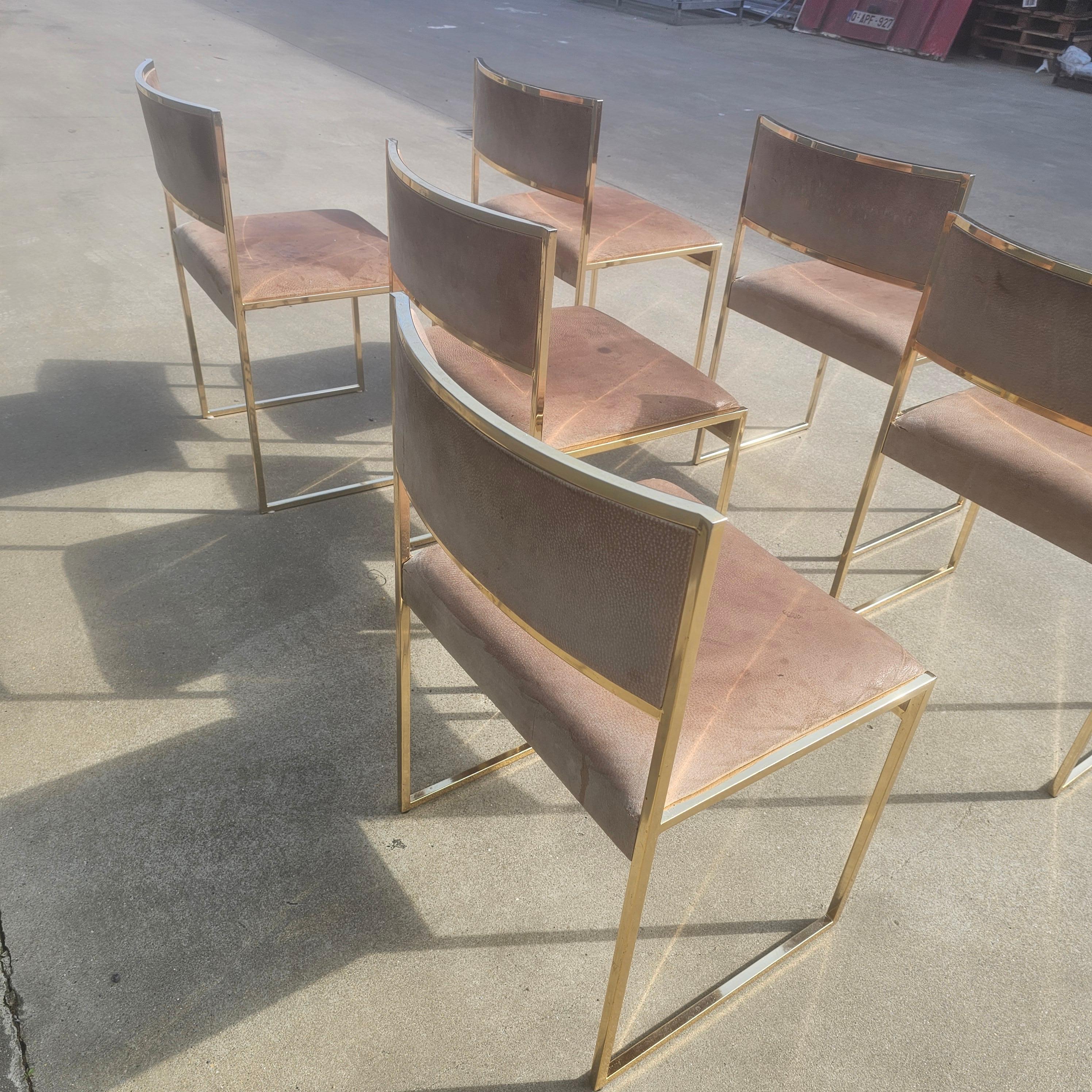 Italian Set of 6 Brass 